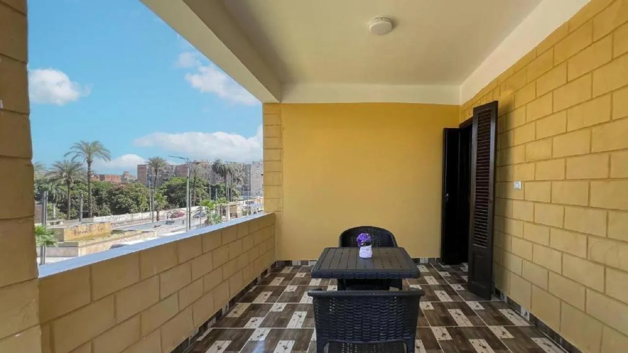 Balcony/Terrace in Turquoise Pyramids Gate Hotel City Centre