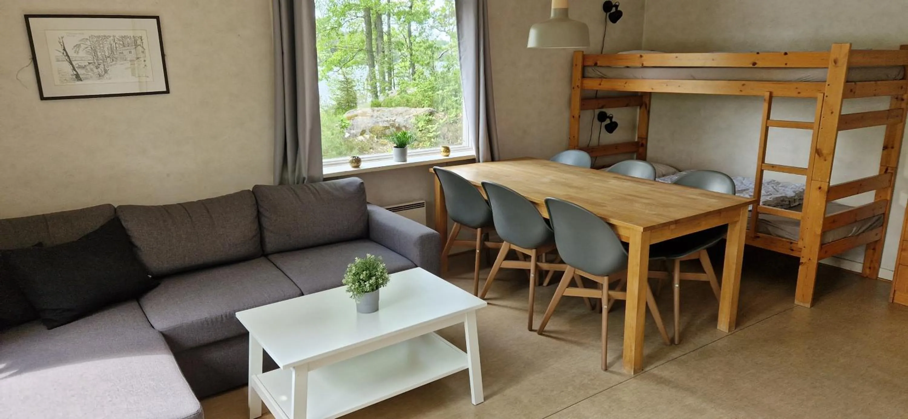 Bed in Långasjönäs Camping & Stugby