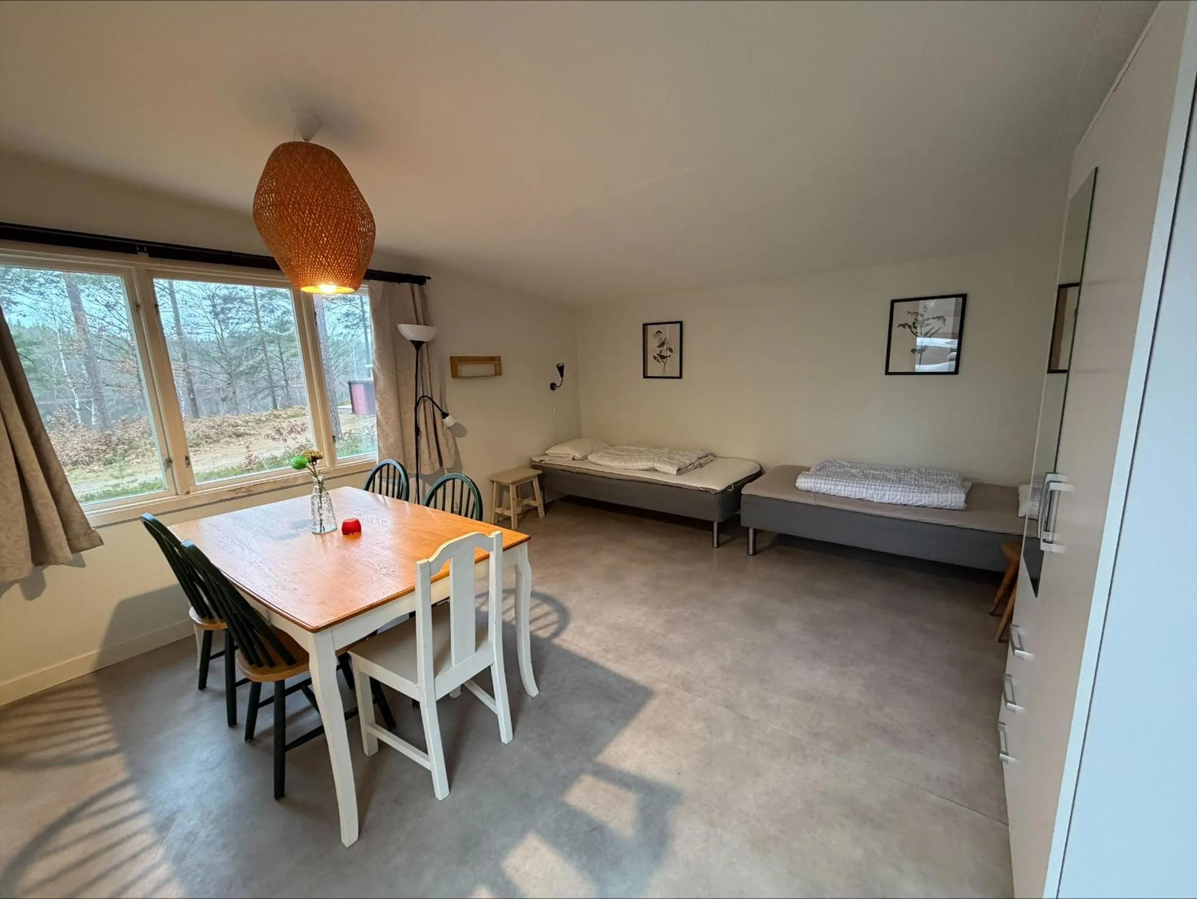 Bed in Långasjönäs Camping & Stugby