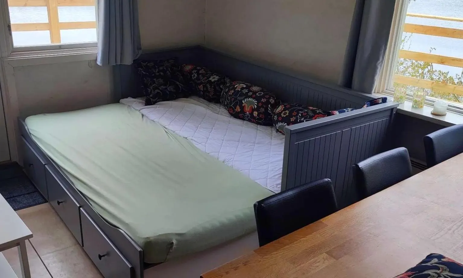 Bed in Långasjönäs Camping & Stugby