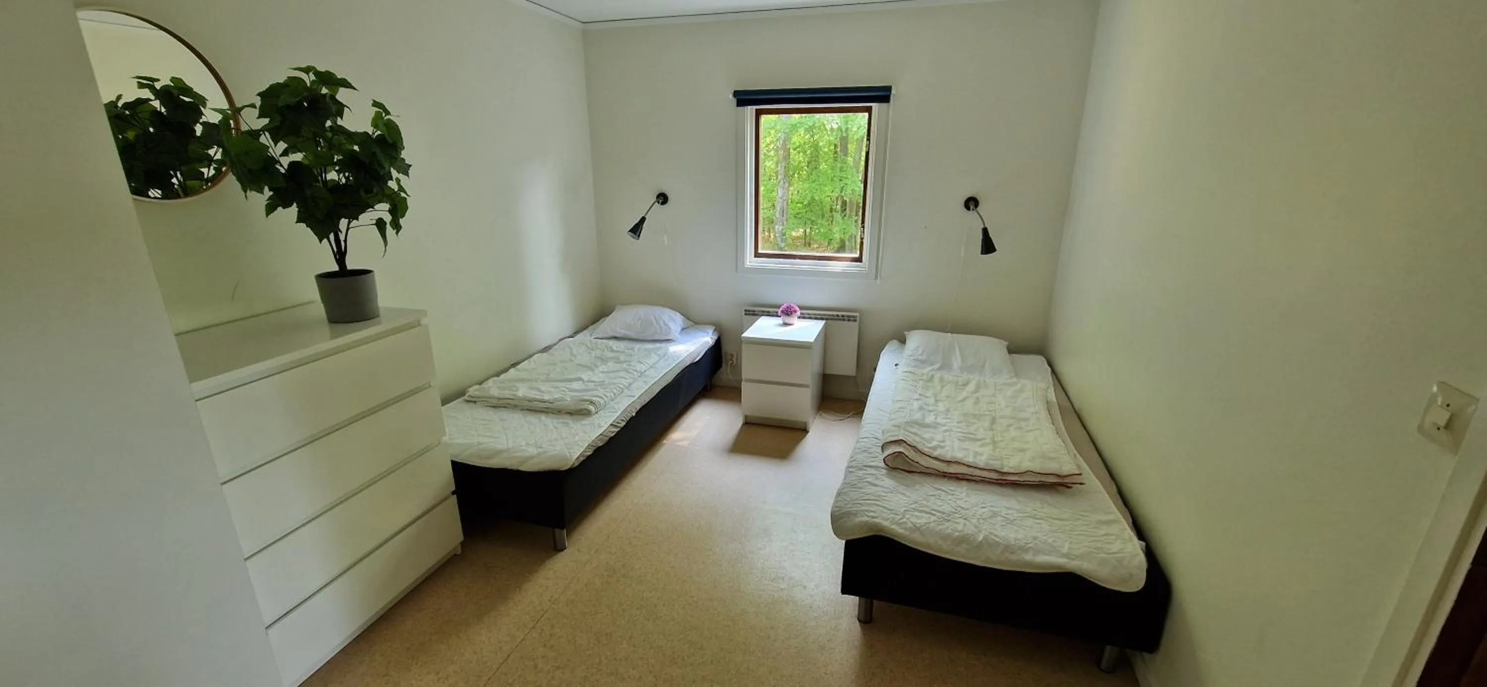 Bed in Långasjönäs Camping & Stugby