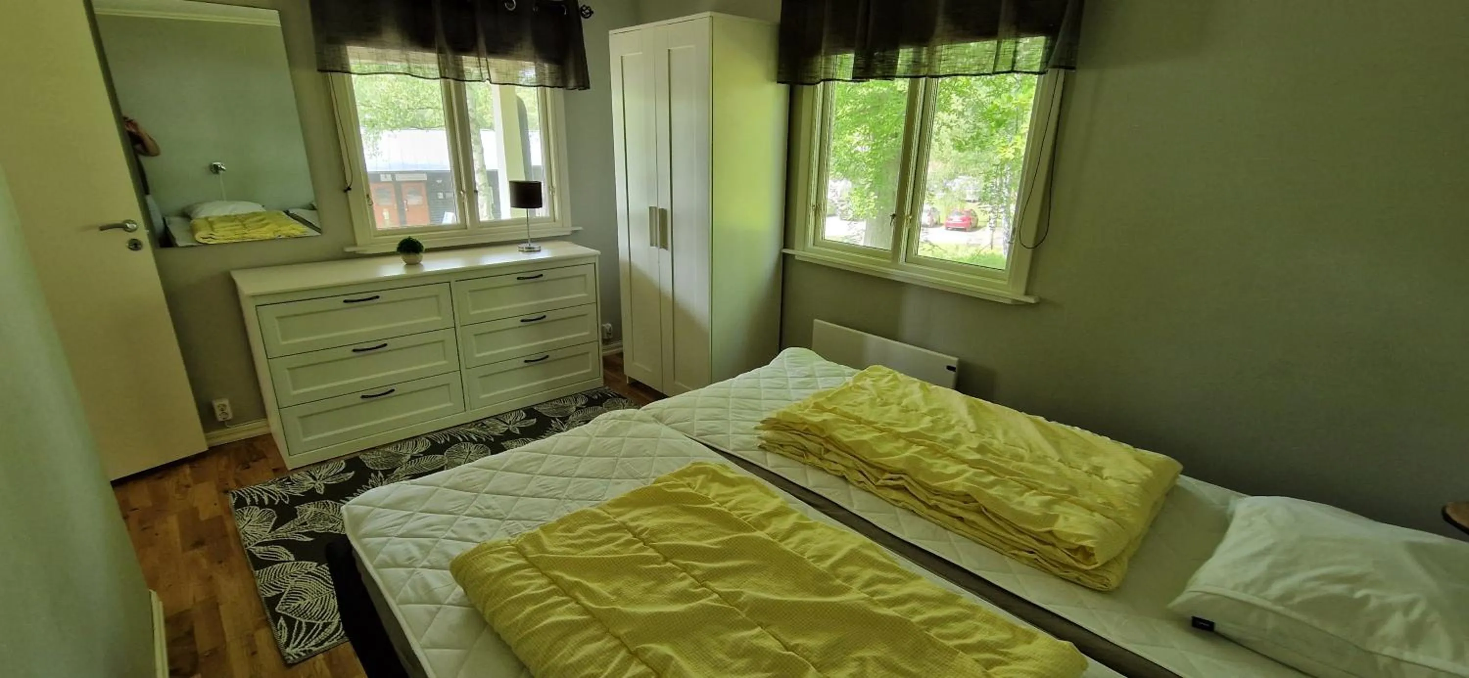 Bed in Långasjönäs Camping & Stugby