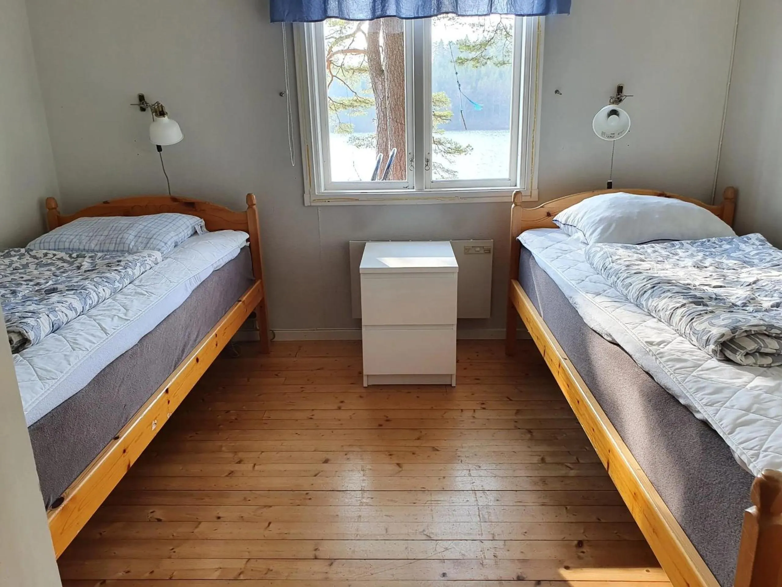 Bed in Långasjönäs Camping & Stugby