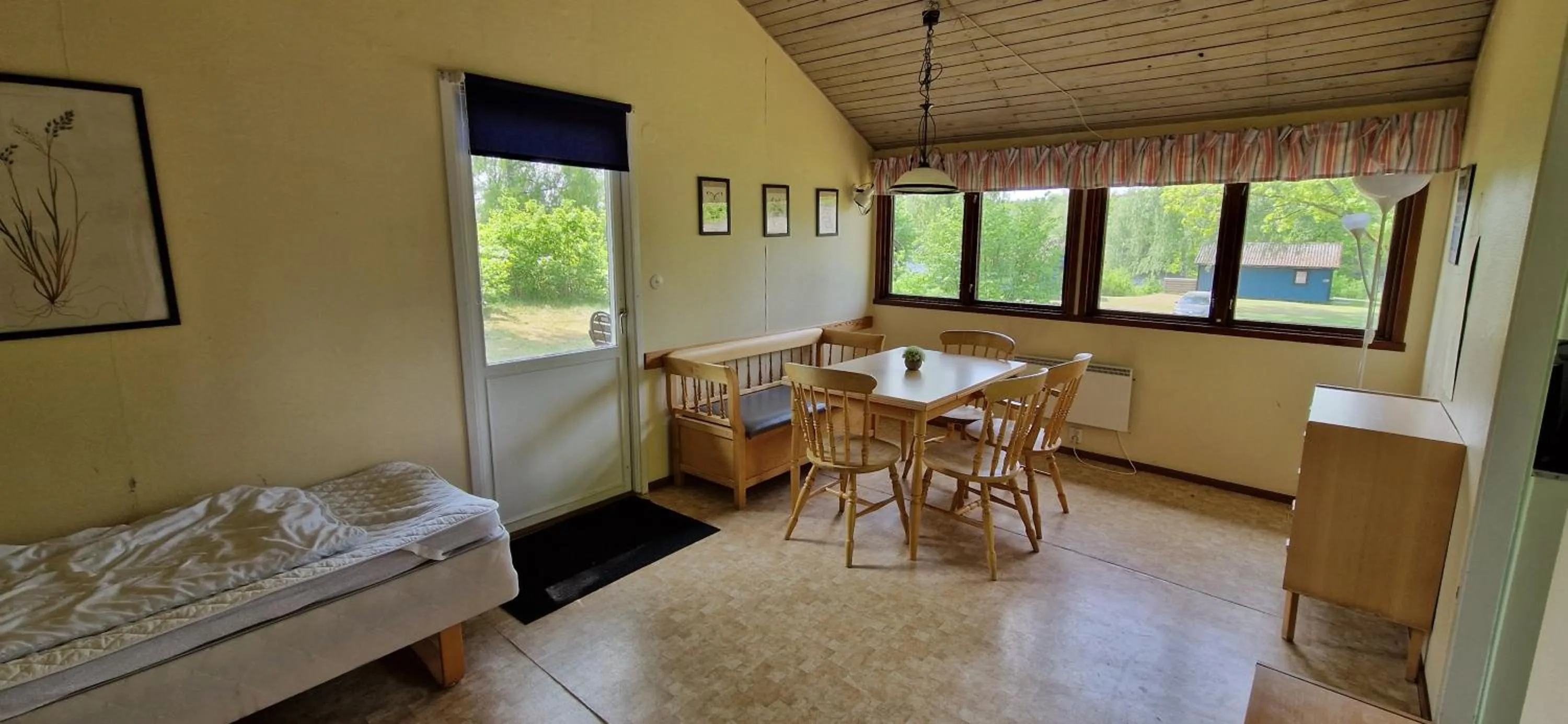 Bed in Långasjönäs Camping & Stugby