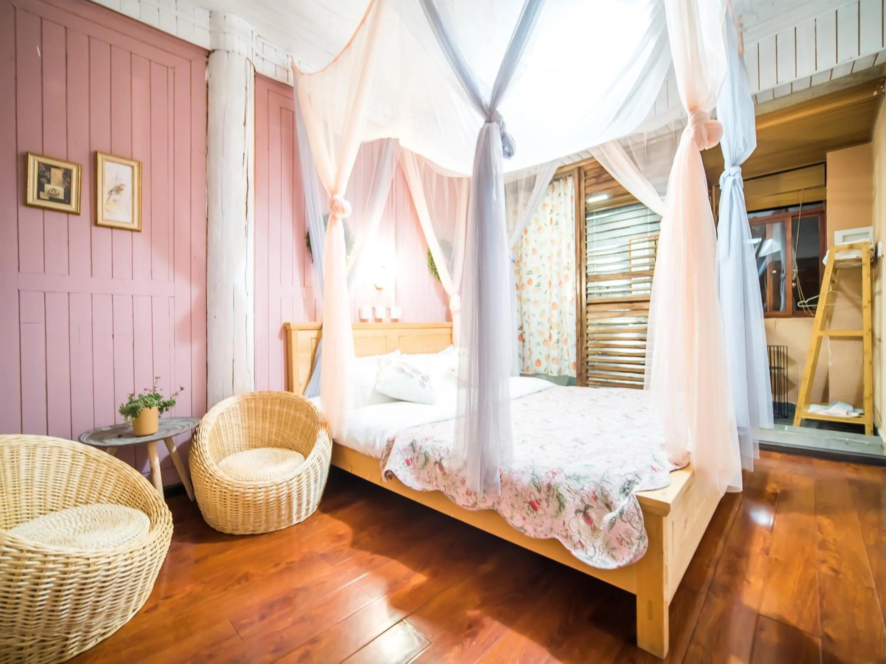 Bed in Tuo Tuo Guest House