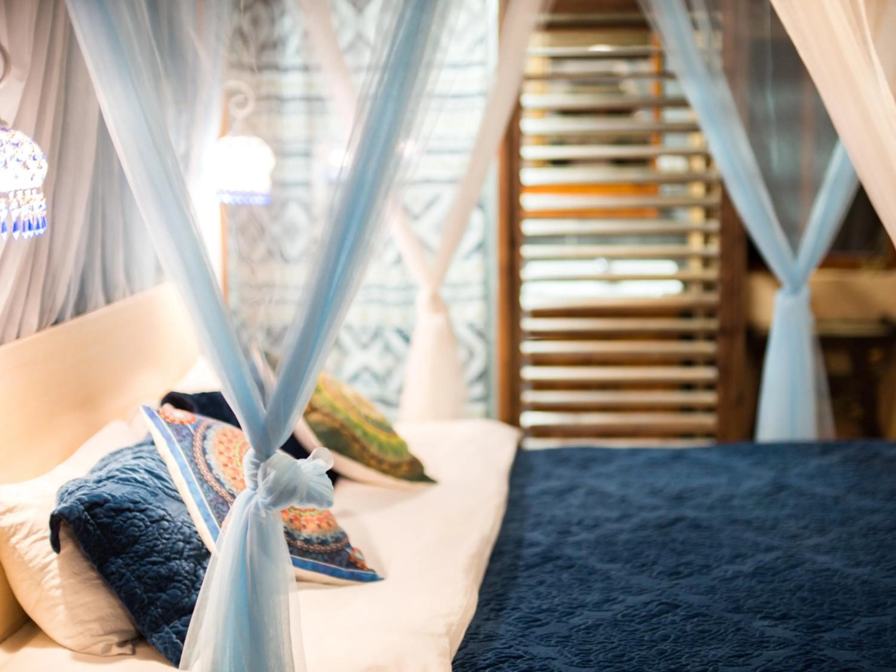 Bed in Tuo Tuo Guest House