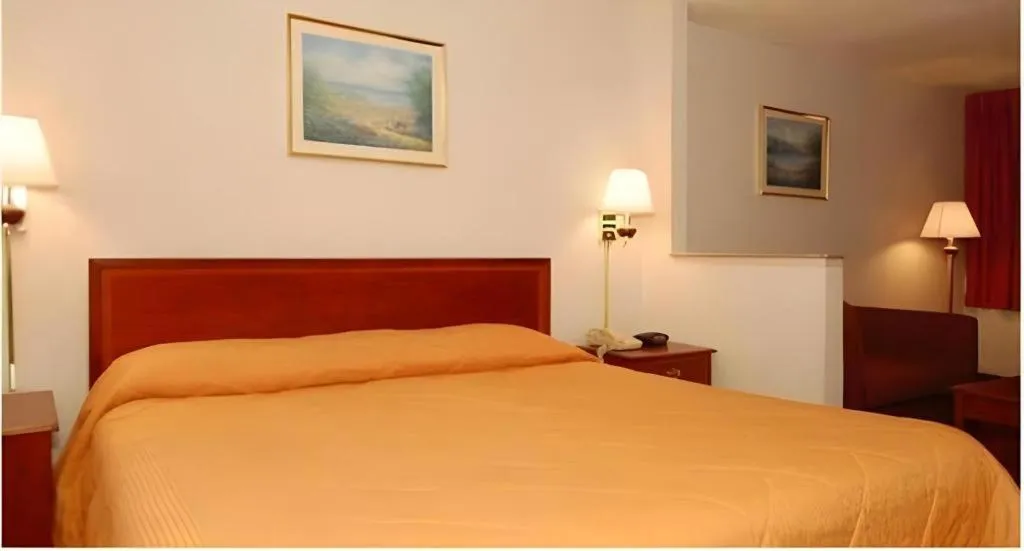 Bed in Econo Lodge Inn & Suites Forest