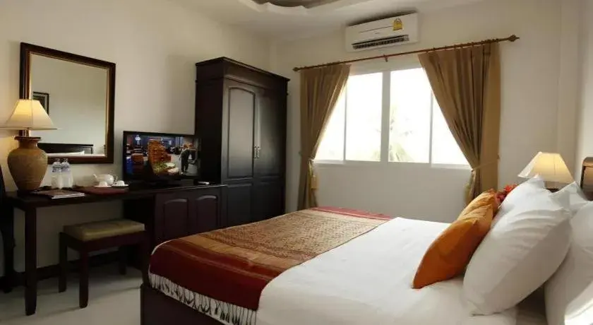 Bed in Lao Golden Hotel Bed in Lao Golden Hotel