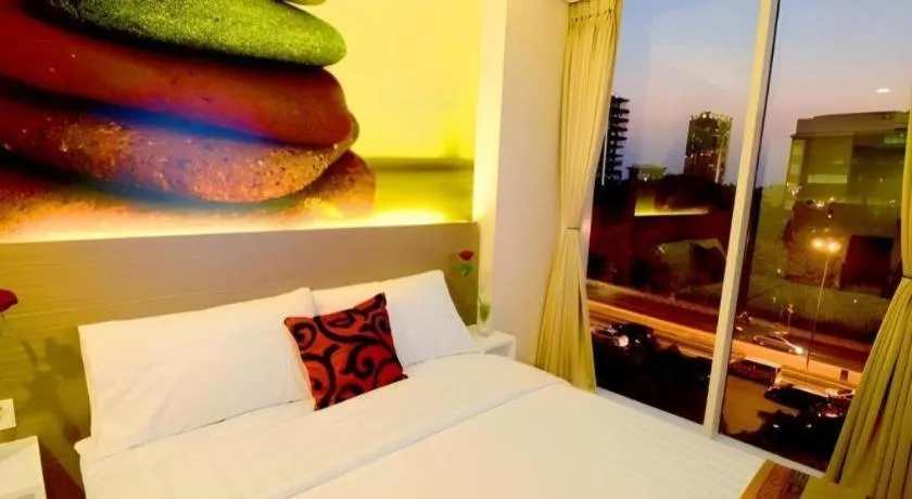 Bed in Clay Hotel Jakarta