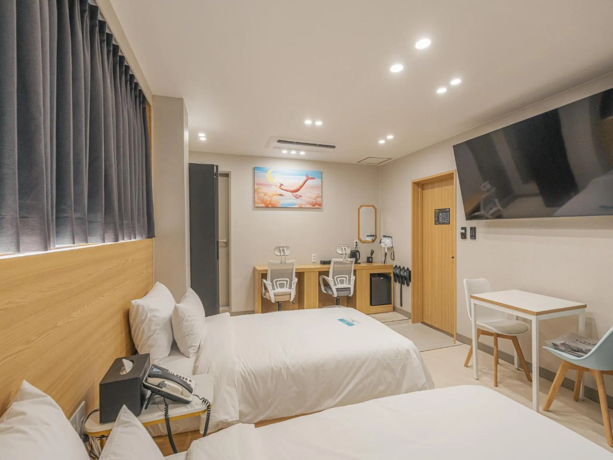 Bed in Hotel Leo Changwon Central Branch