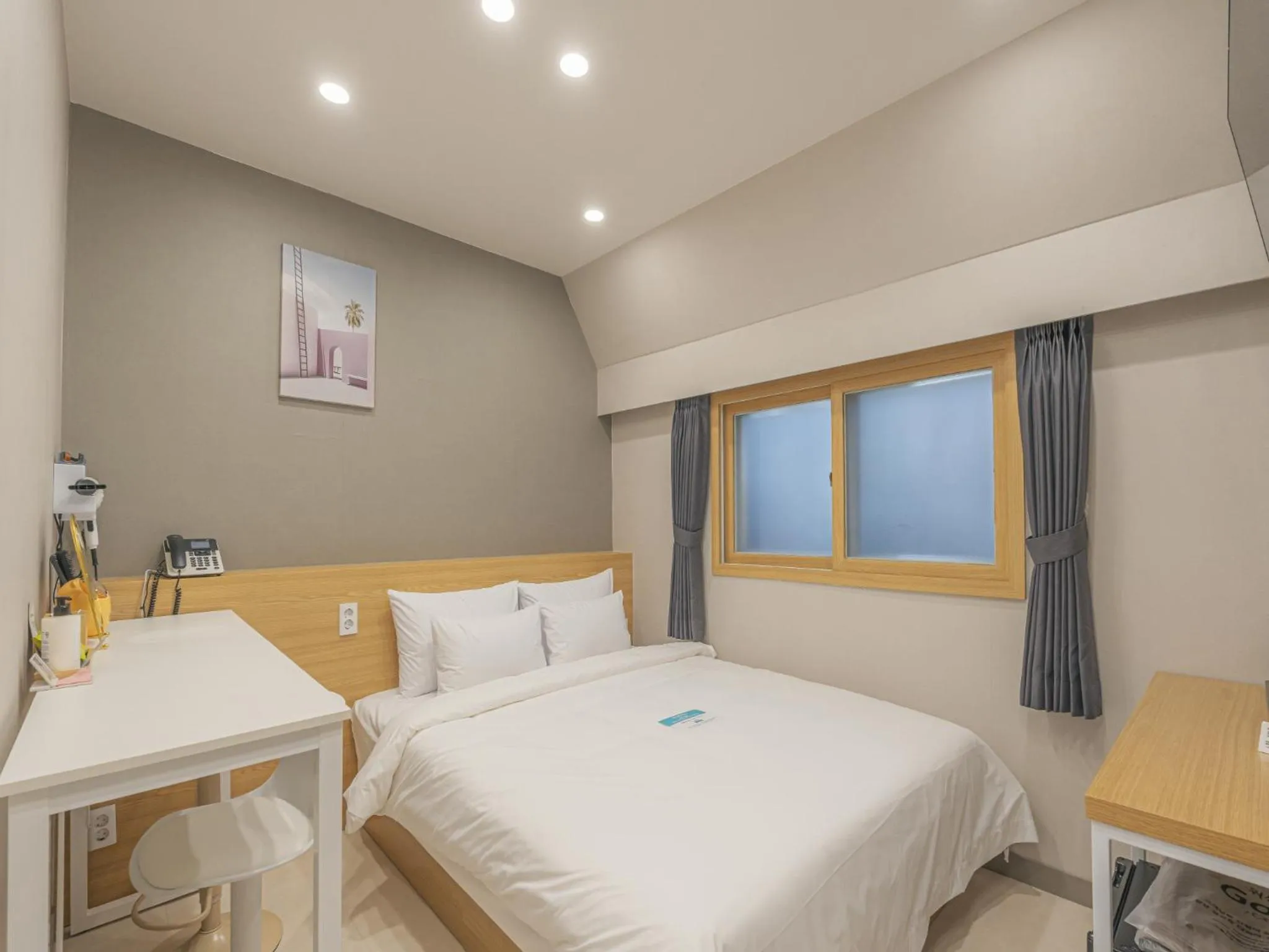 Bed in Hotel Leo Changwon Central Branch