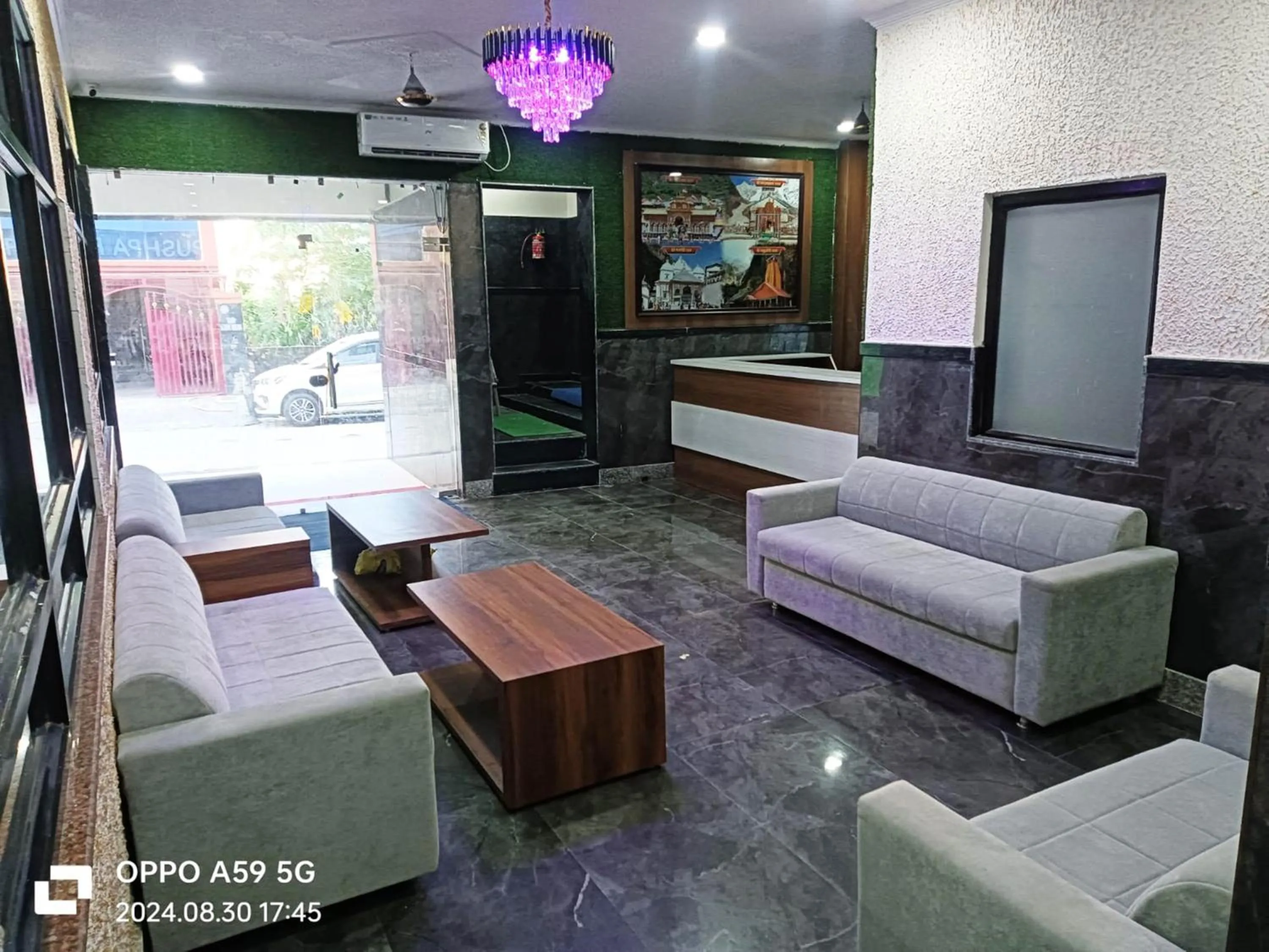 Seating area in ShriGo Hotel Pushpa Residency