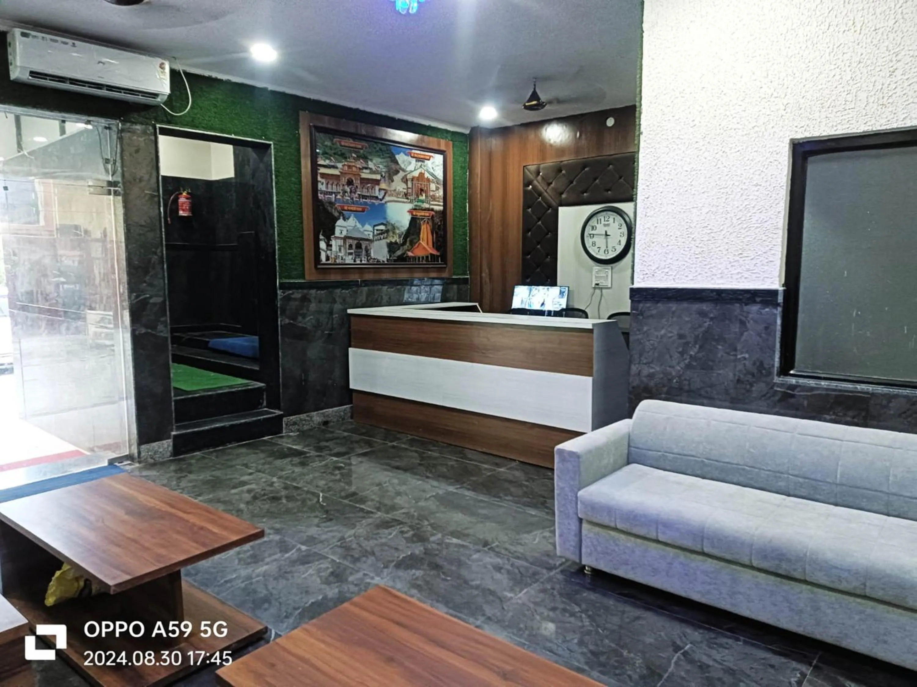 Seating area in ShriGo Hotel Pushpa Residency