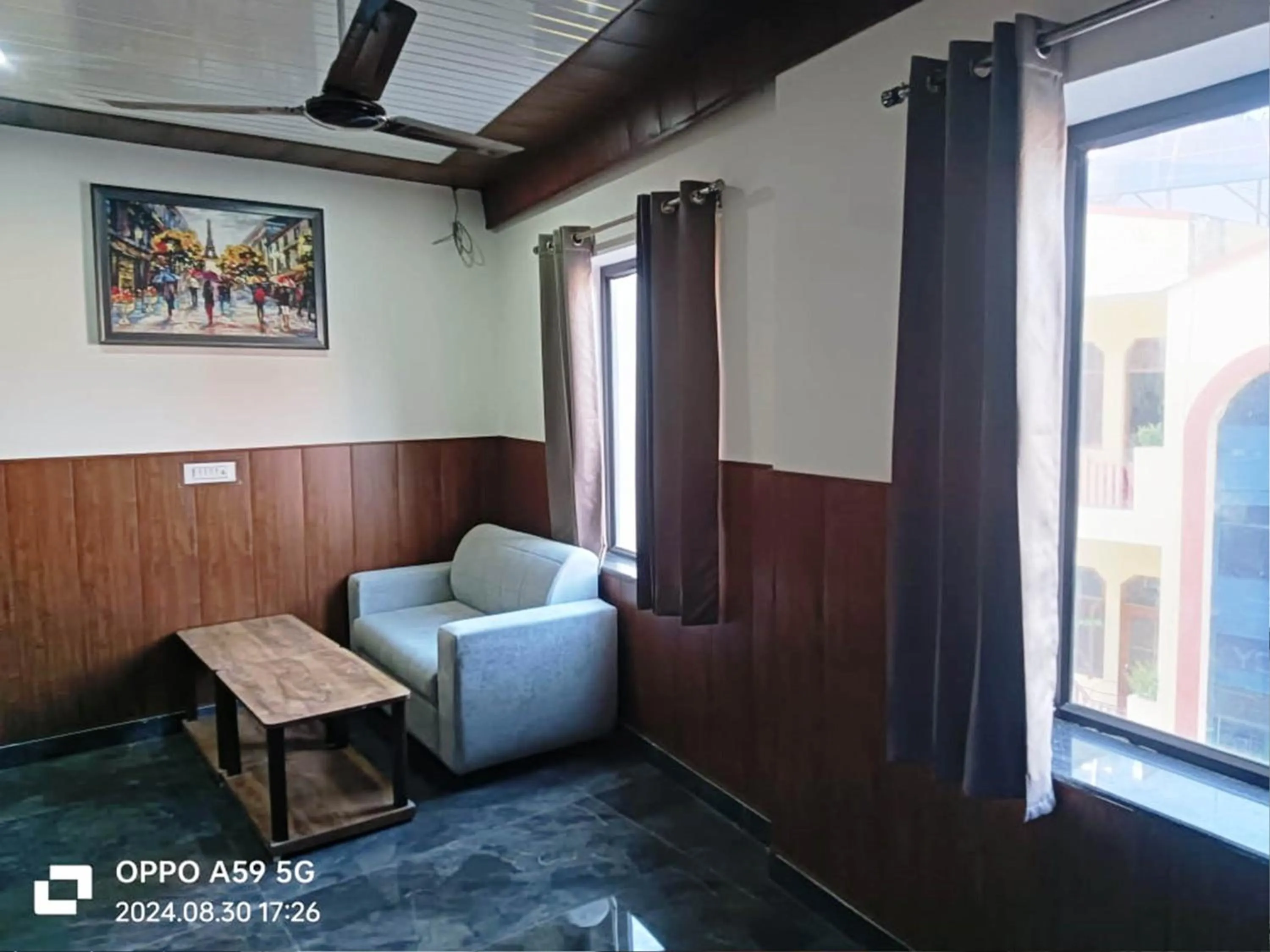 Seating area in ShriGo Hotel Pushpa Residency