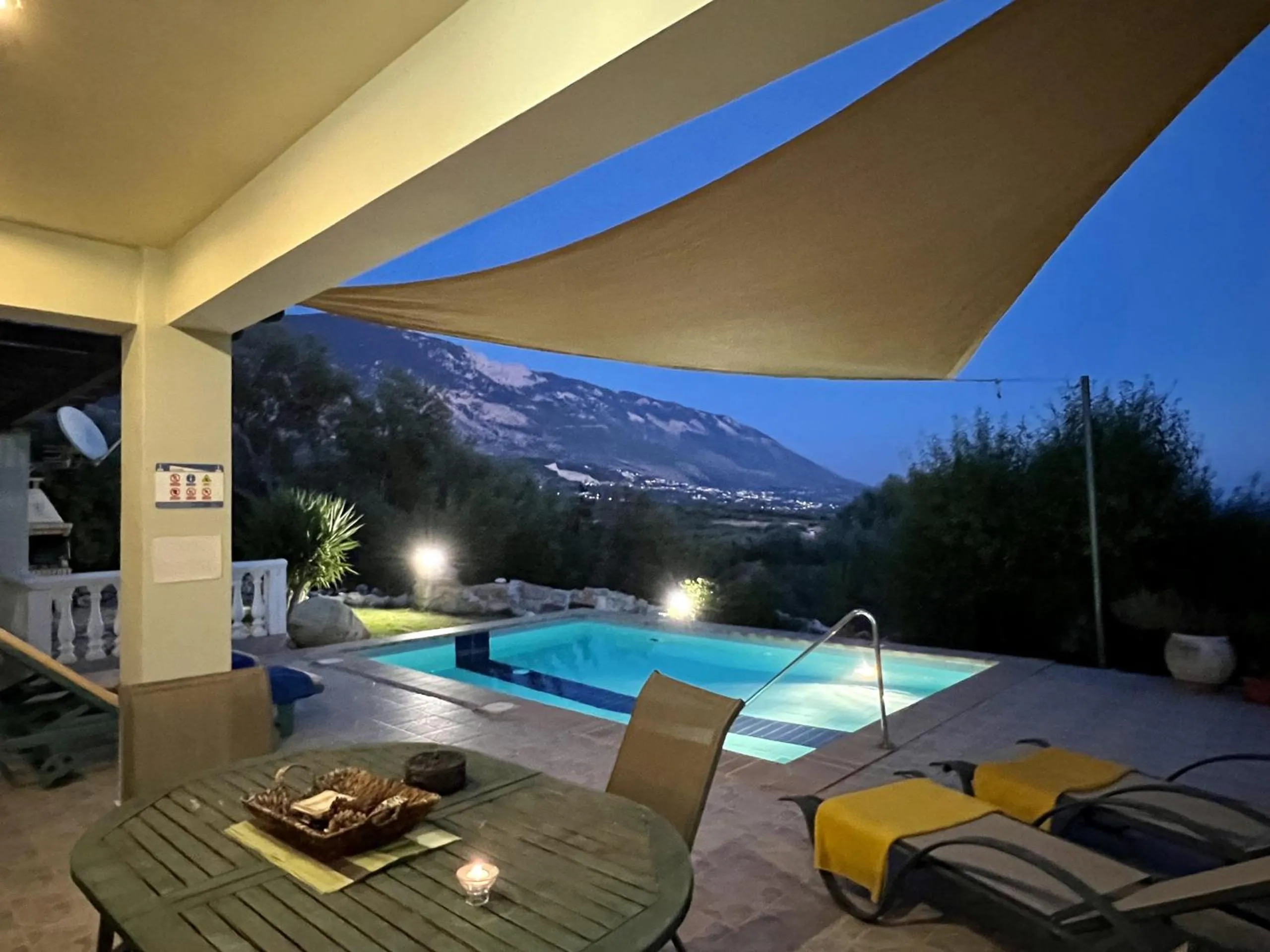 Balcony/Terrace in Villa Yianna