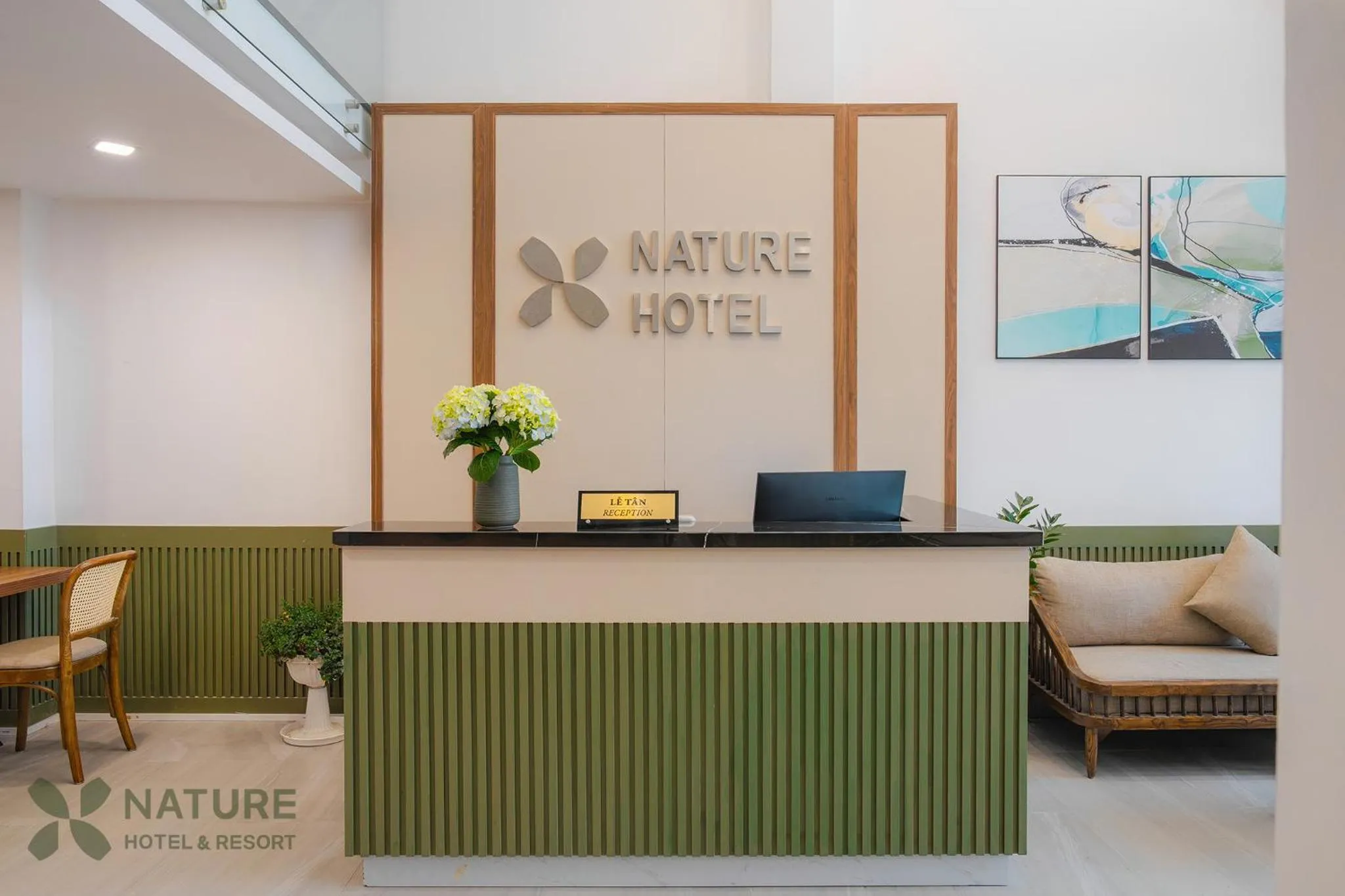 Lobby or reception in Nature Hotel - Nam Ky Khoi Nghia