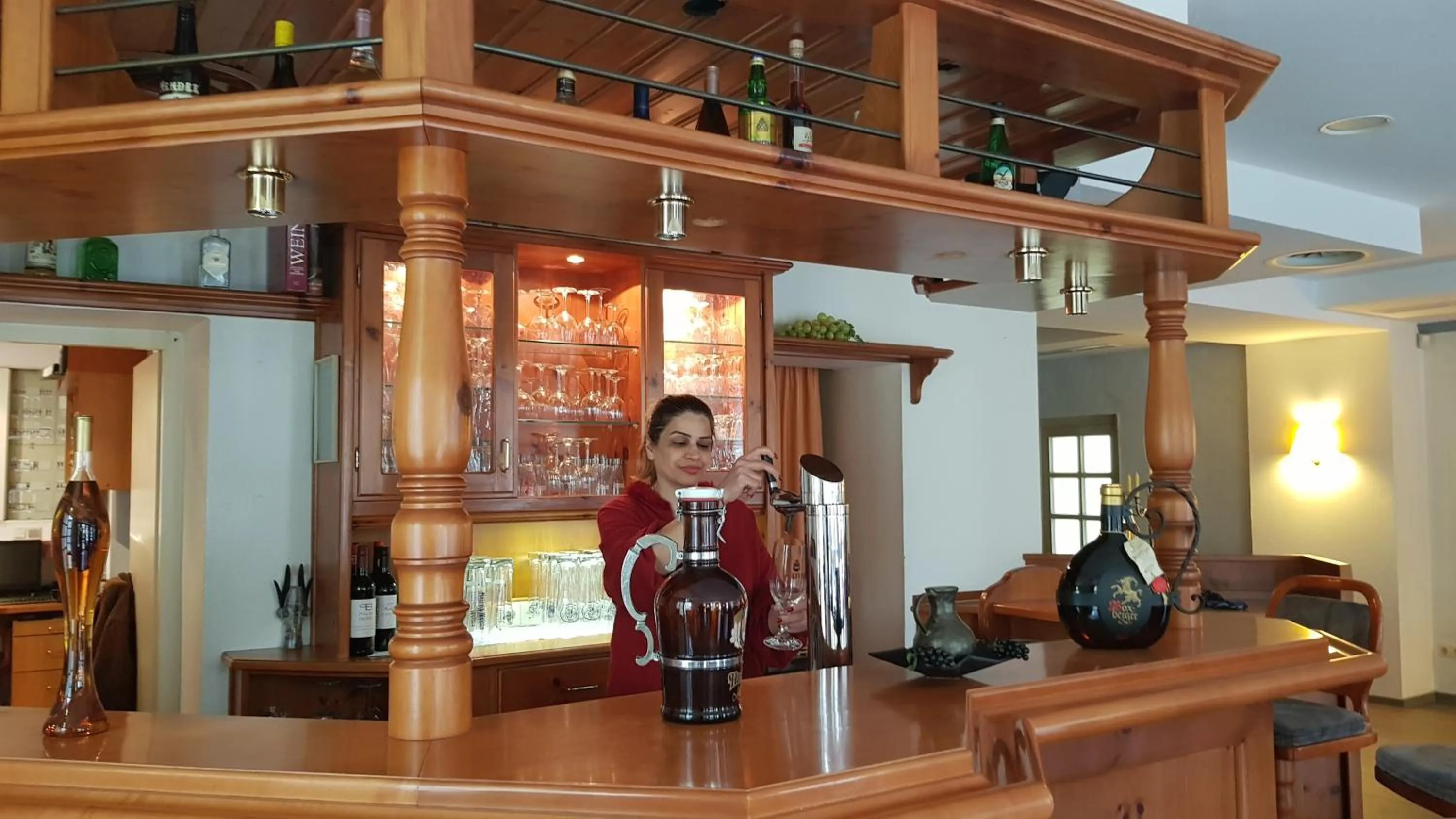 Lounge or bar in Weinhotel Römerbad