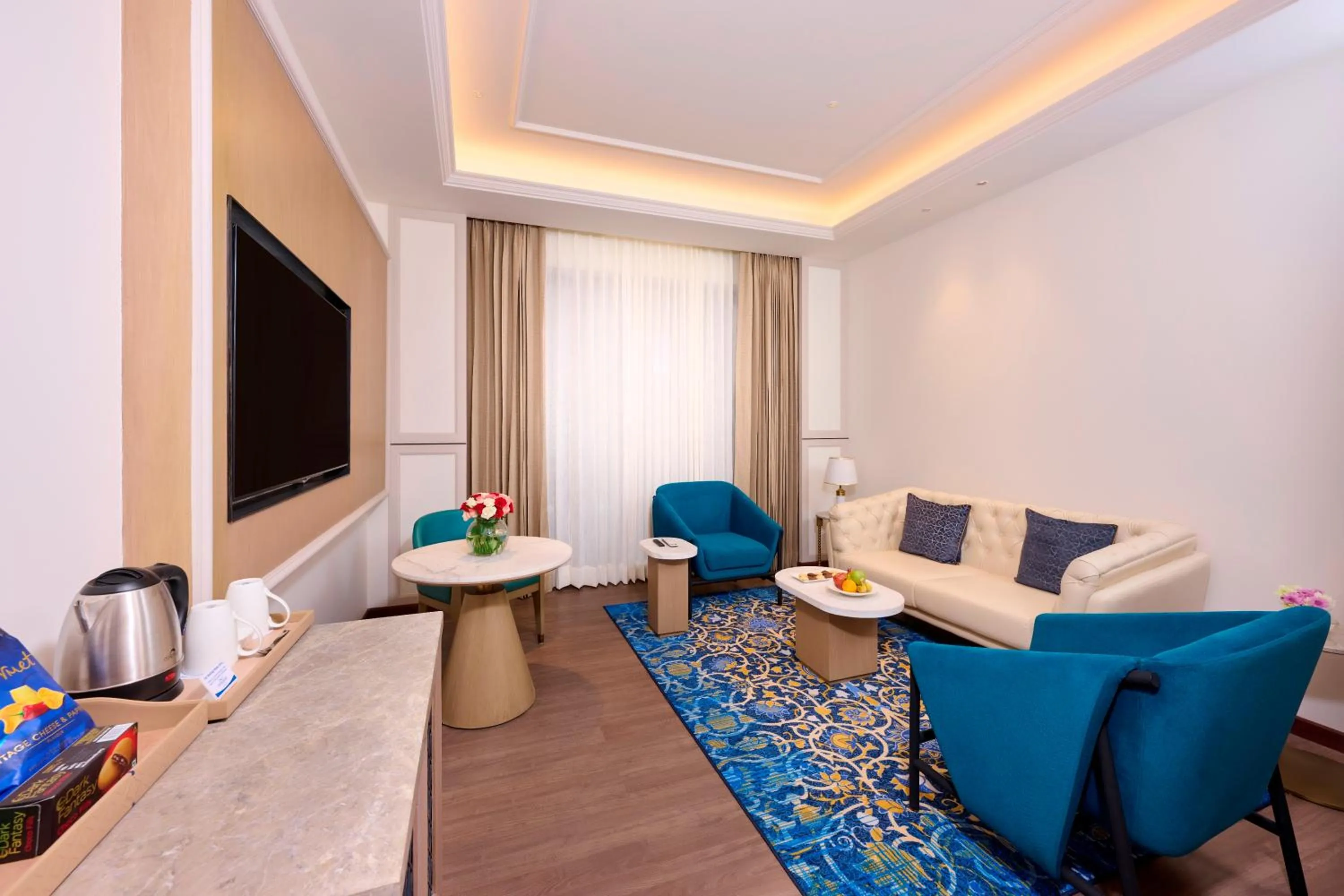 Seating area in Sarovar Premiere Amritsar