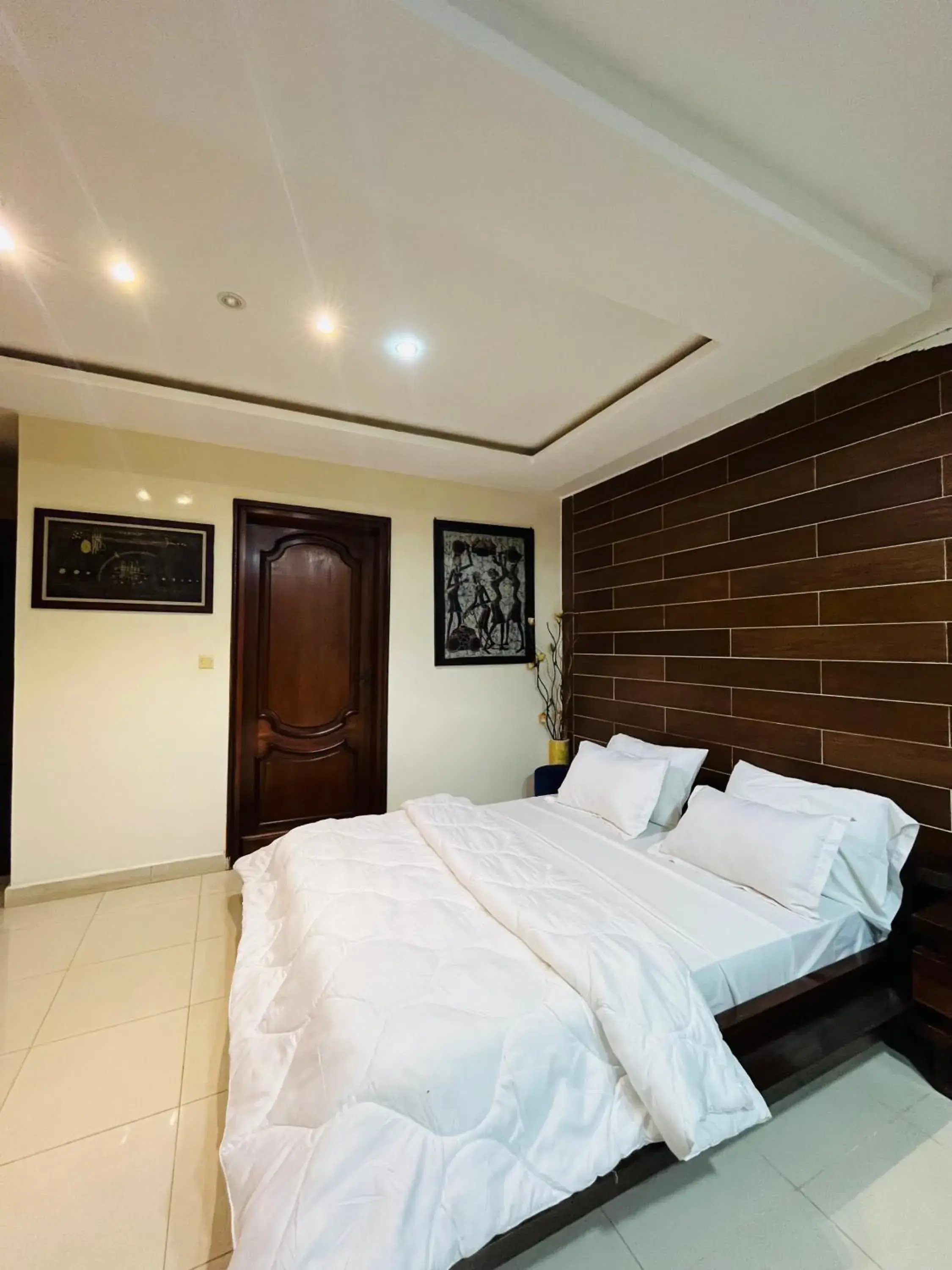 Bed in Hôtel Darou Khoudoss Bed in Hôtel Darou Khoudoss