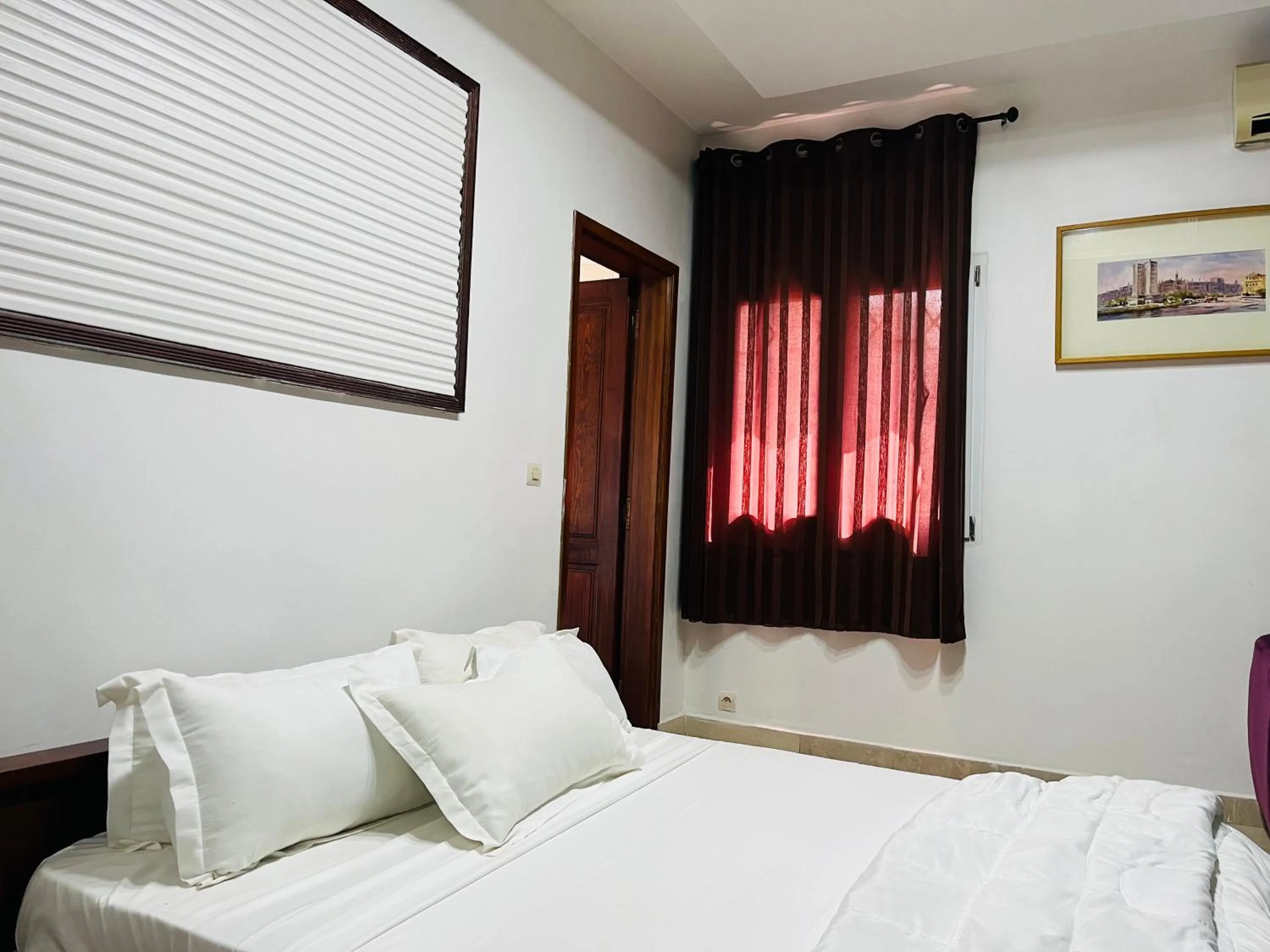 Bed in Hôtel Darou Khoudoss