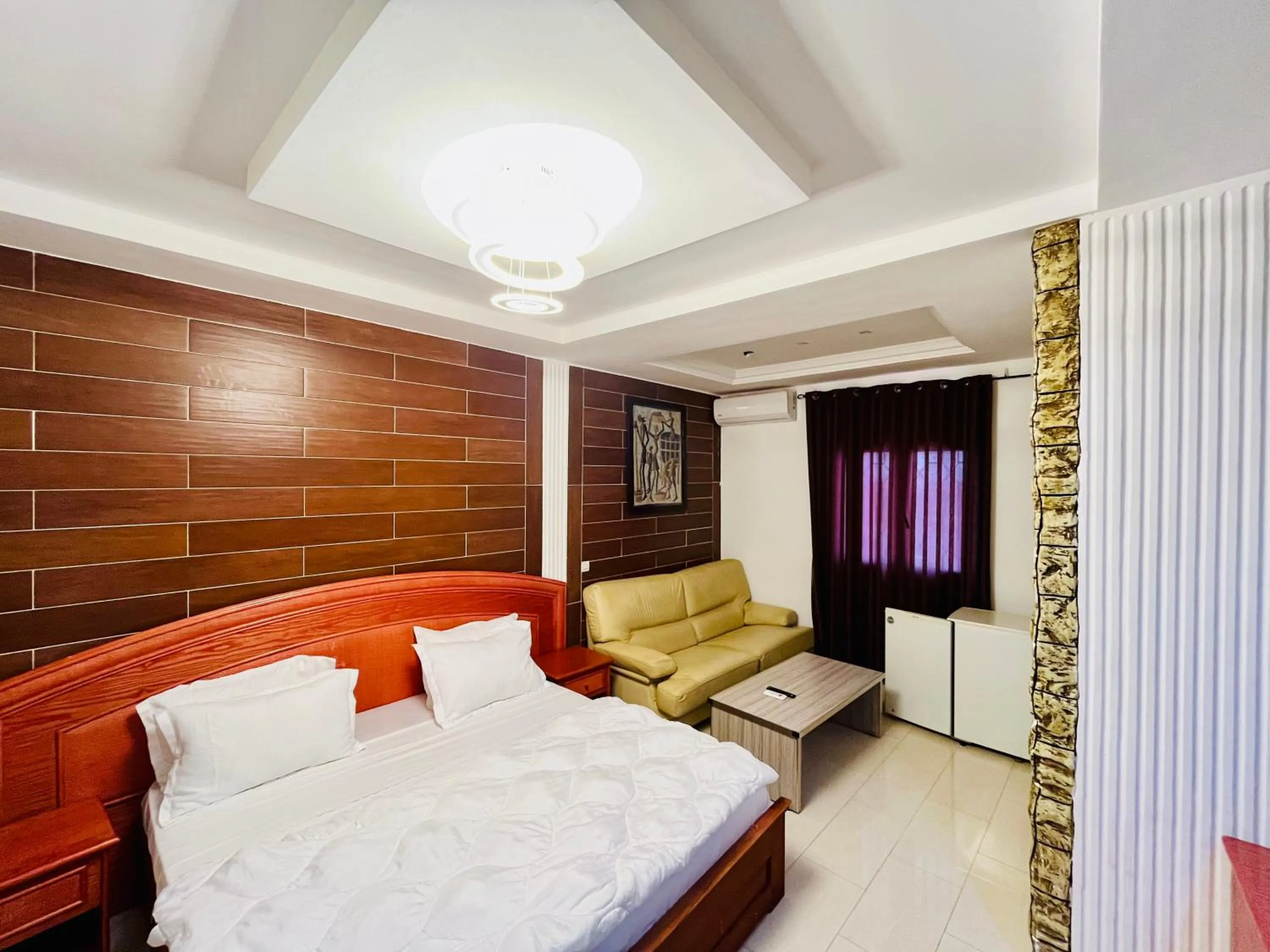 Bed in Hôtel Darou Khoudoss