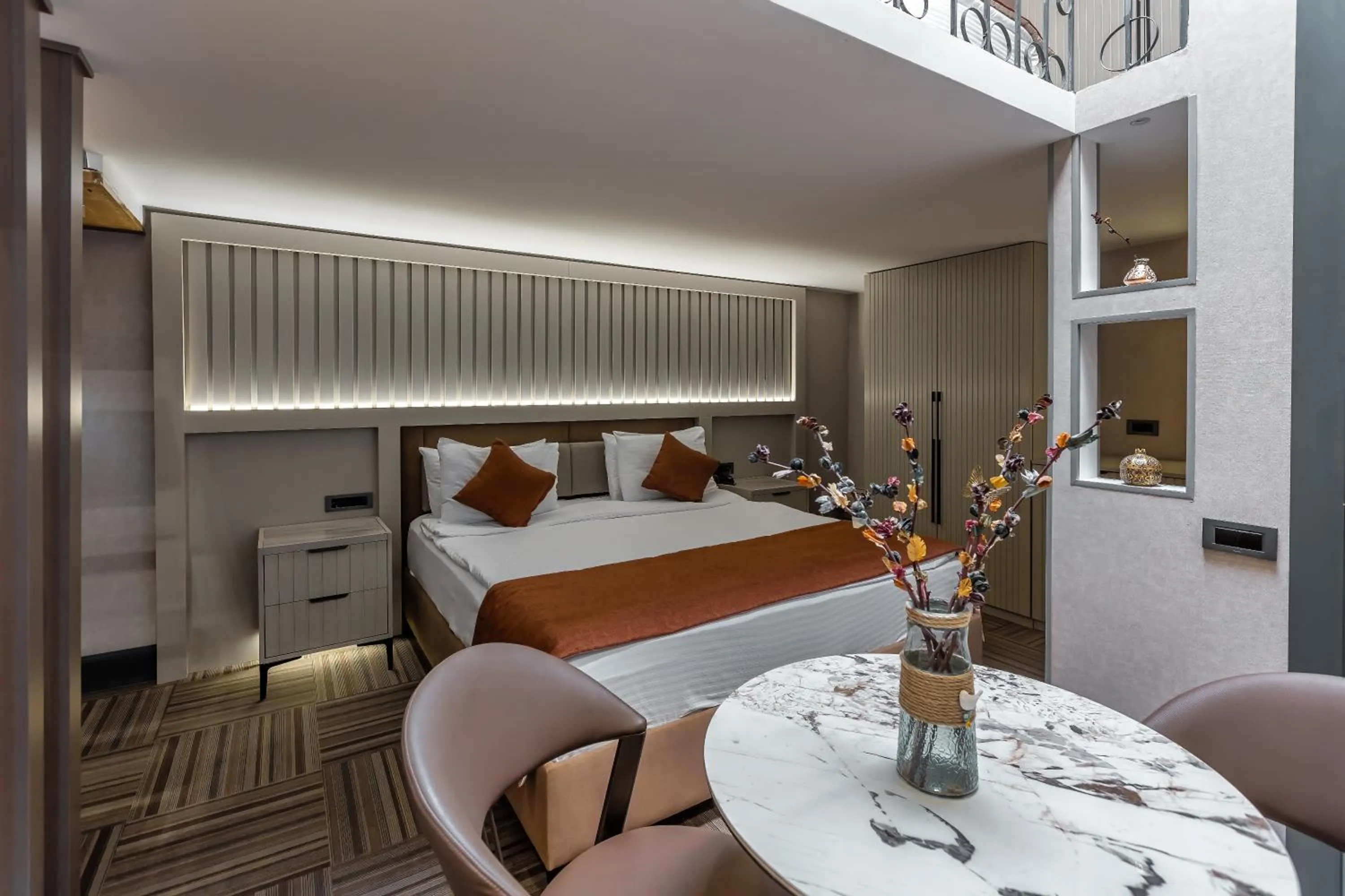 Bed in Nizami Central Park Hotel