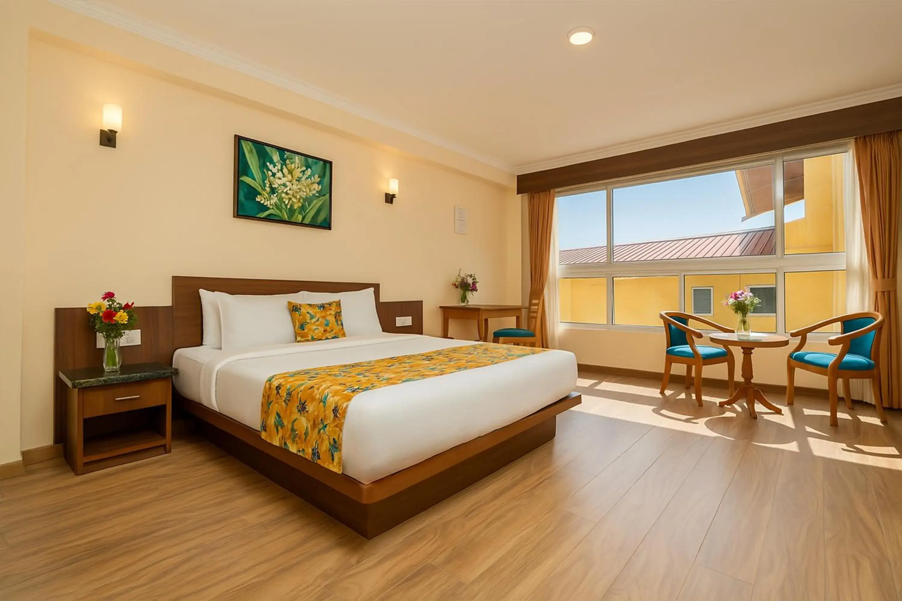 Bed in Summit Namnang Courtyard & Spa Near Mg Marg Bed in Summit Namnang Courtyard & Spa Near Mg Marg