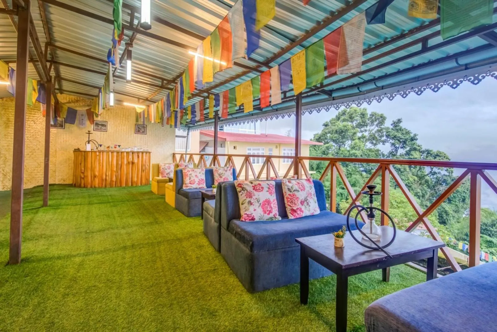 Patio in Summit Namnang Courtyard & Spa Near Mg Marg