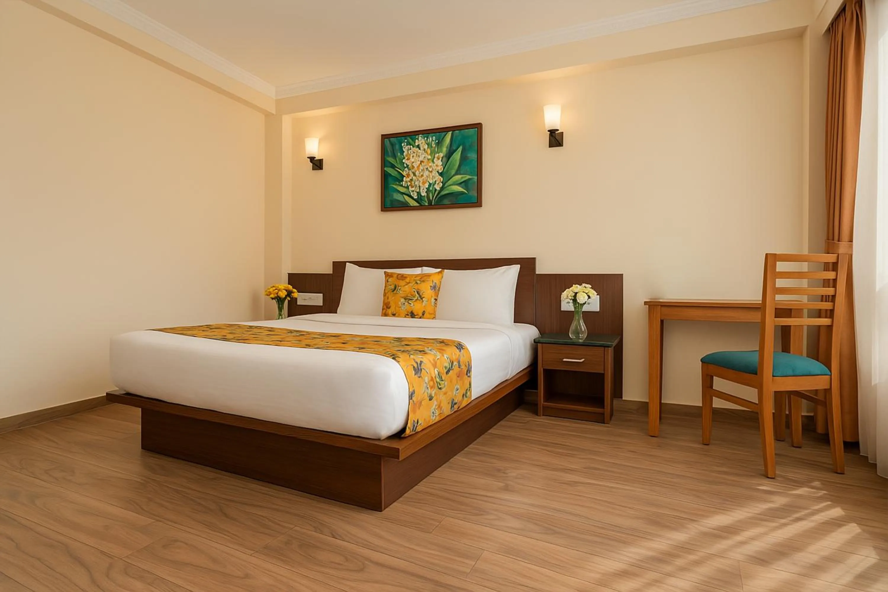 Bed in Summit Namnang Courtyard & Spa Near Mg Marg