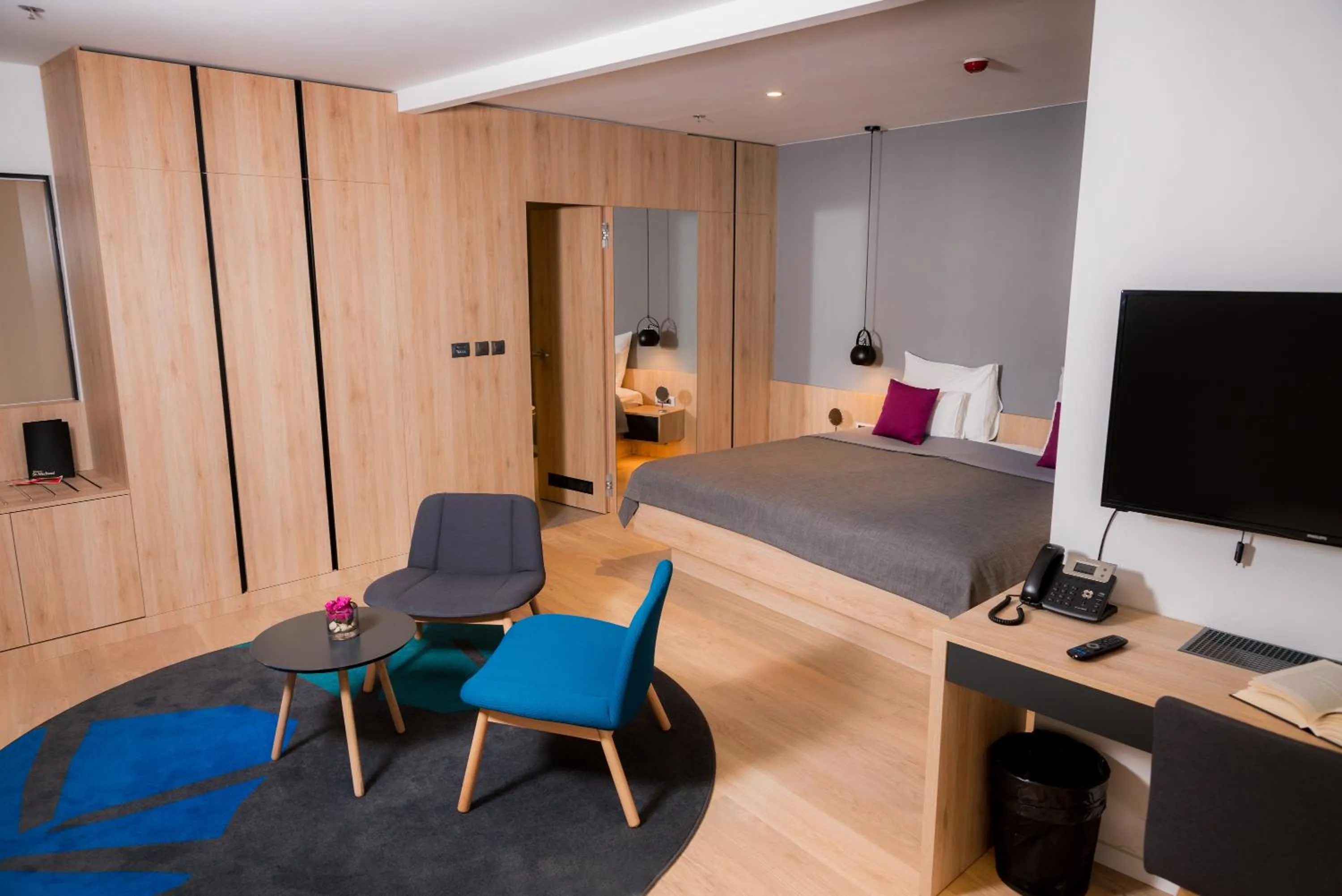 Bed in Hotel Academia