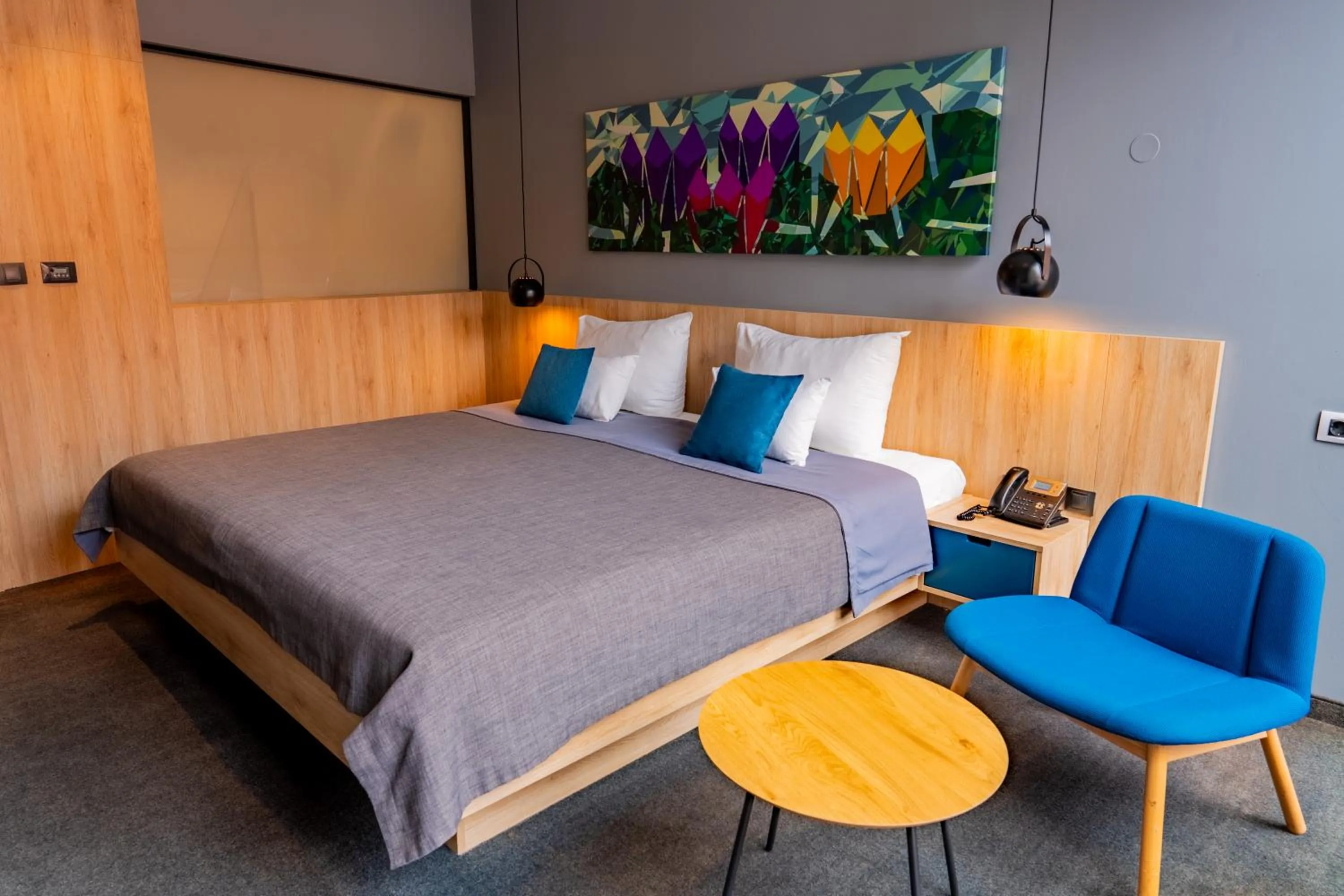 Bed in Hotel Academia