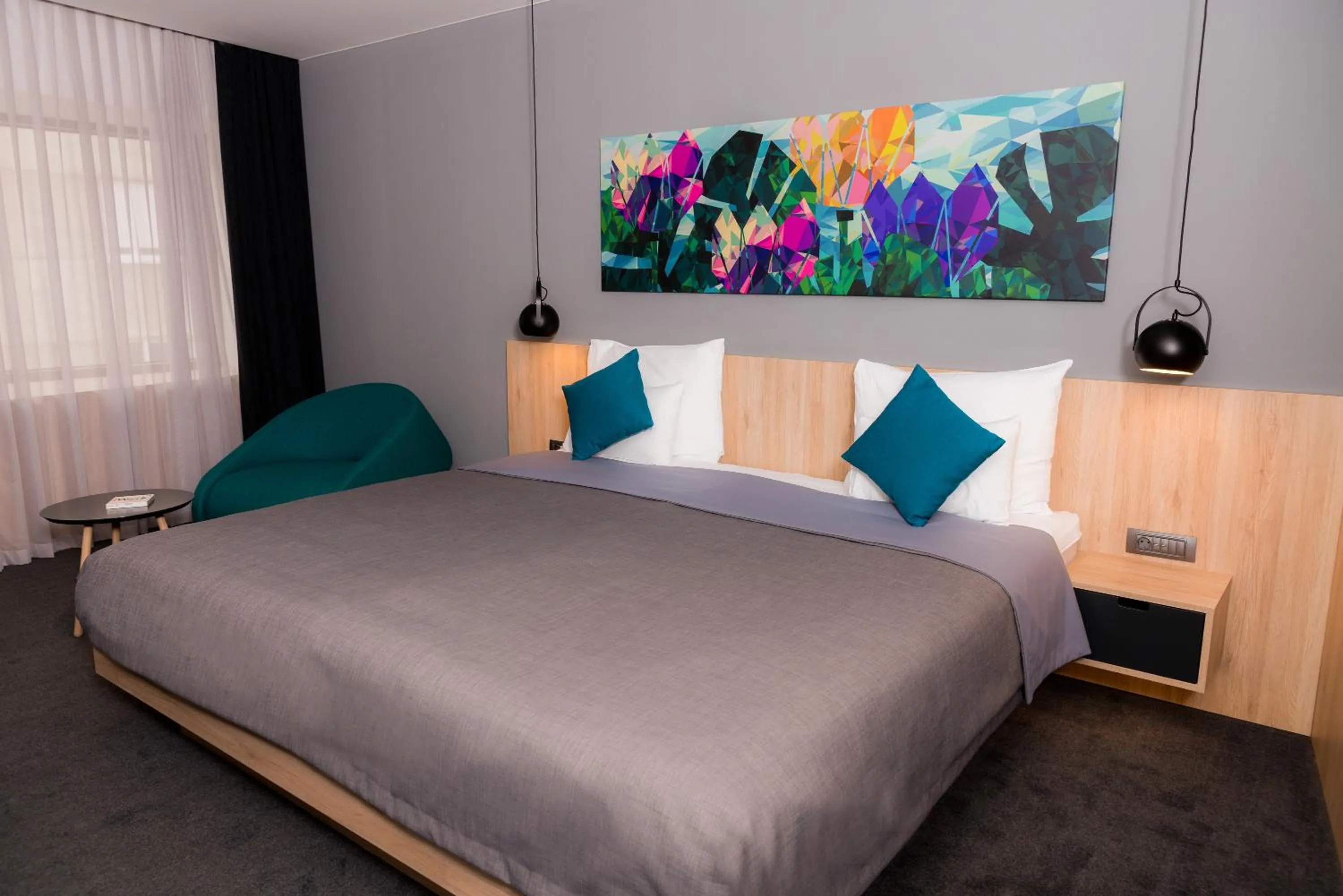 Bed in Hotel Academia