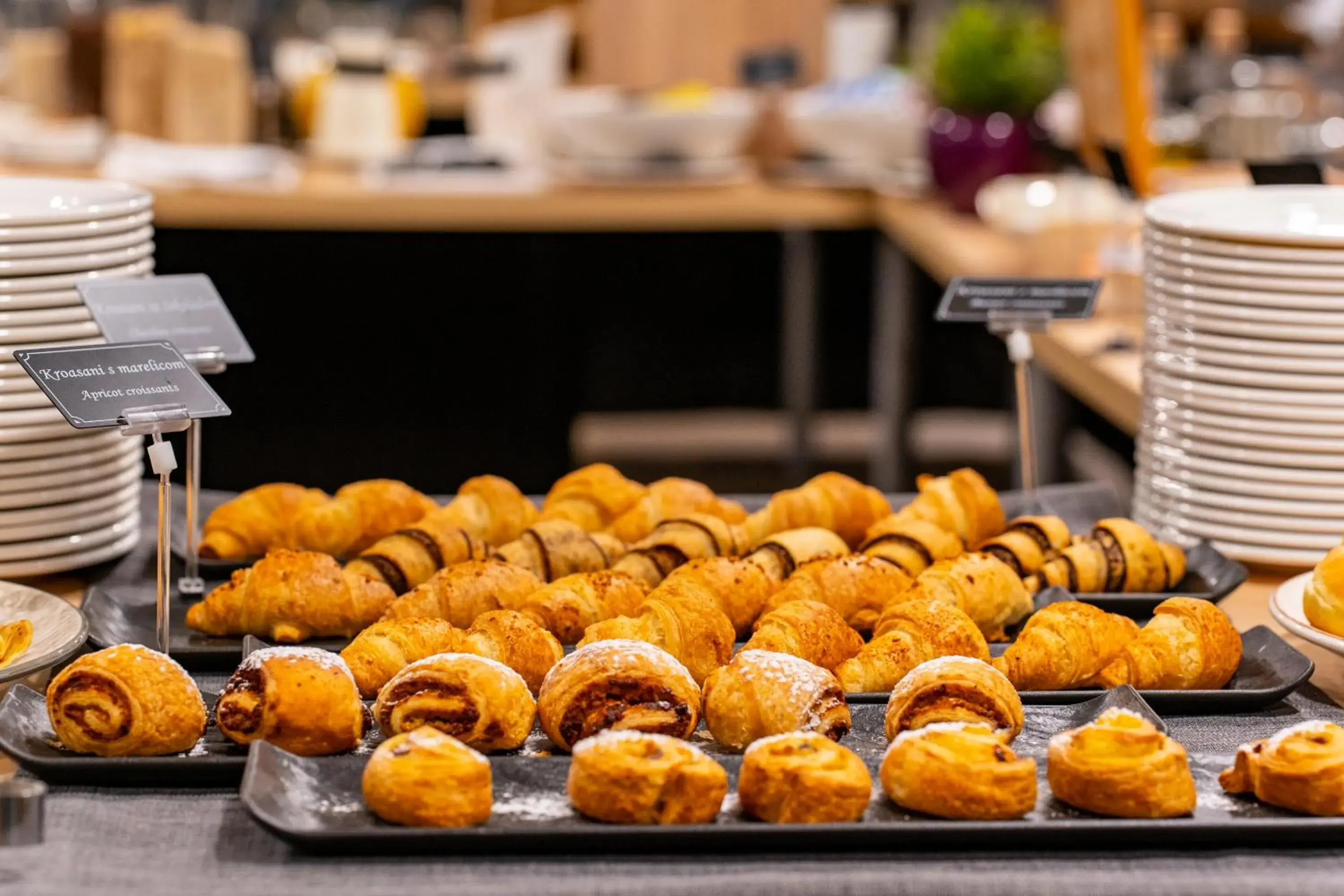 Buffet breakfast in Hotel Academia Buffet breakfast in Hotel Academia