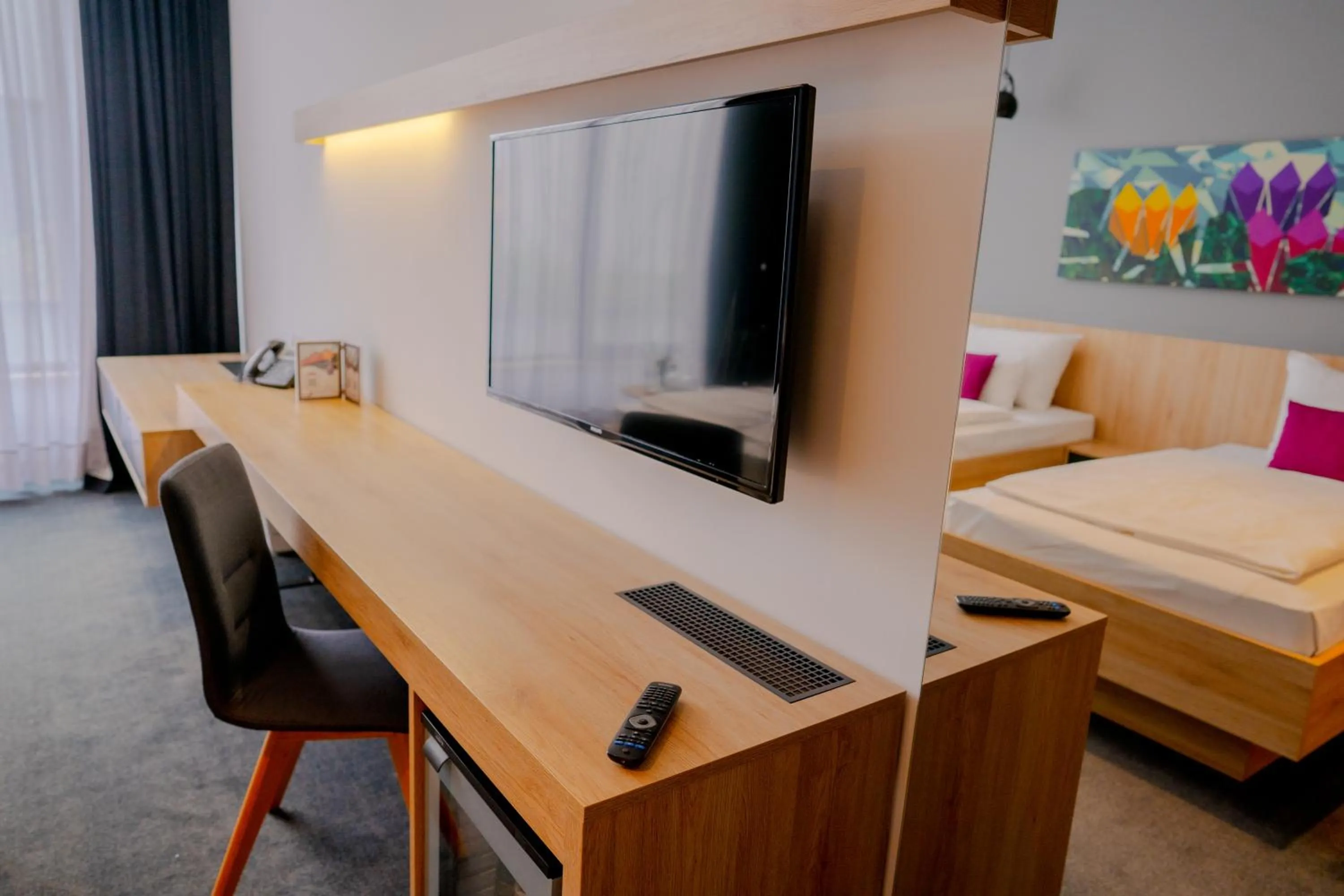 Bed in Hotel Academia