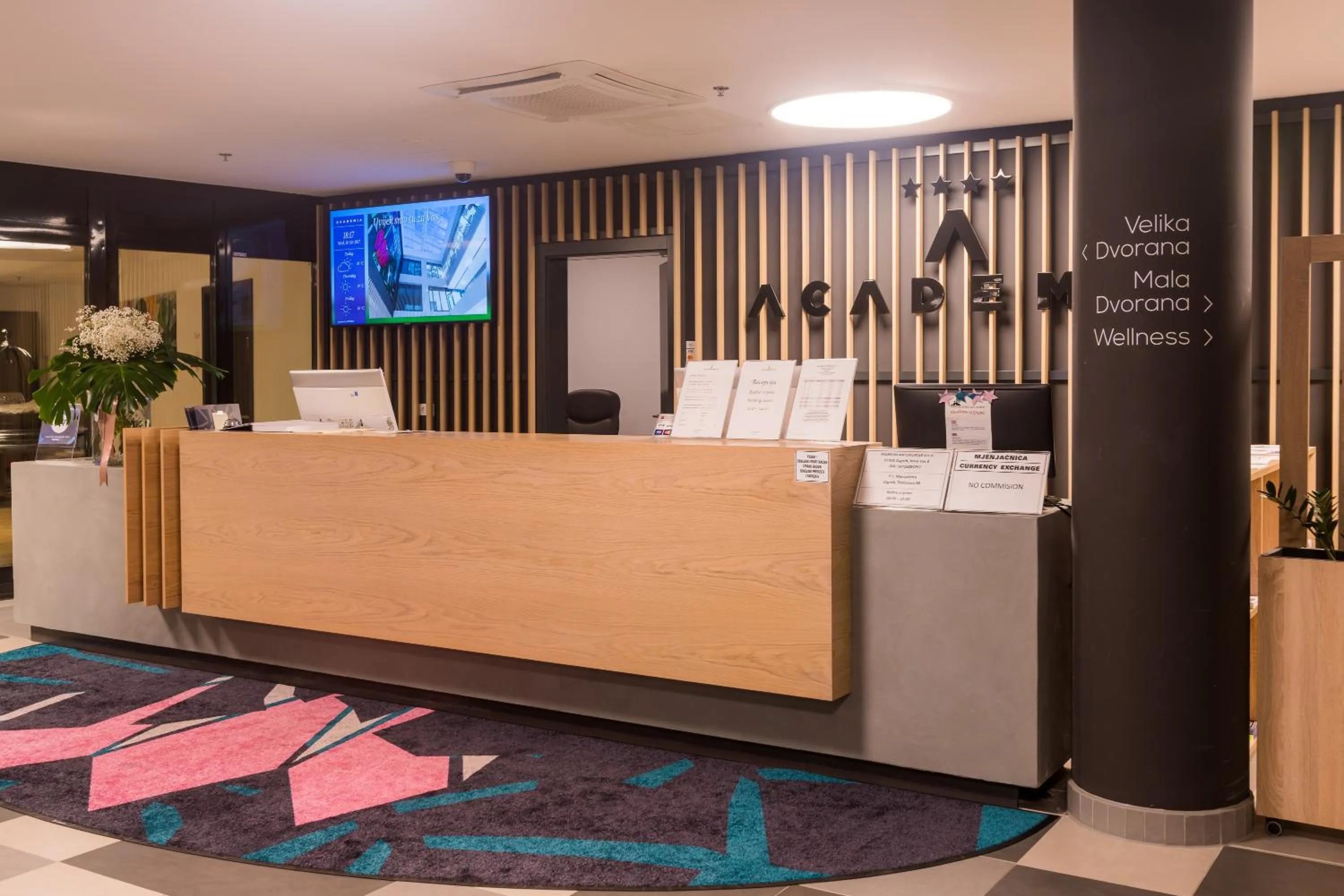 Staff in Hotel Academia