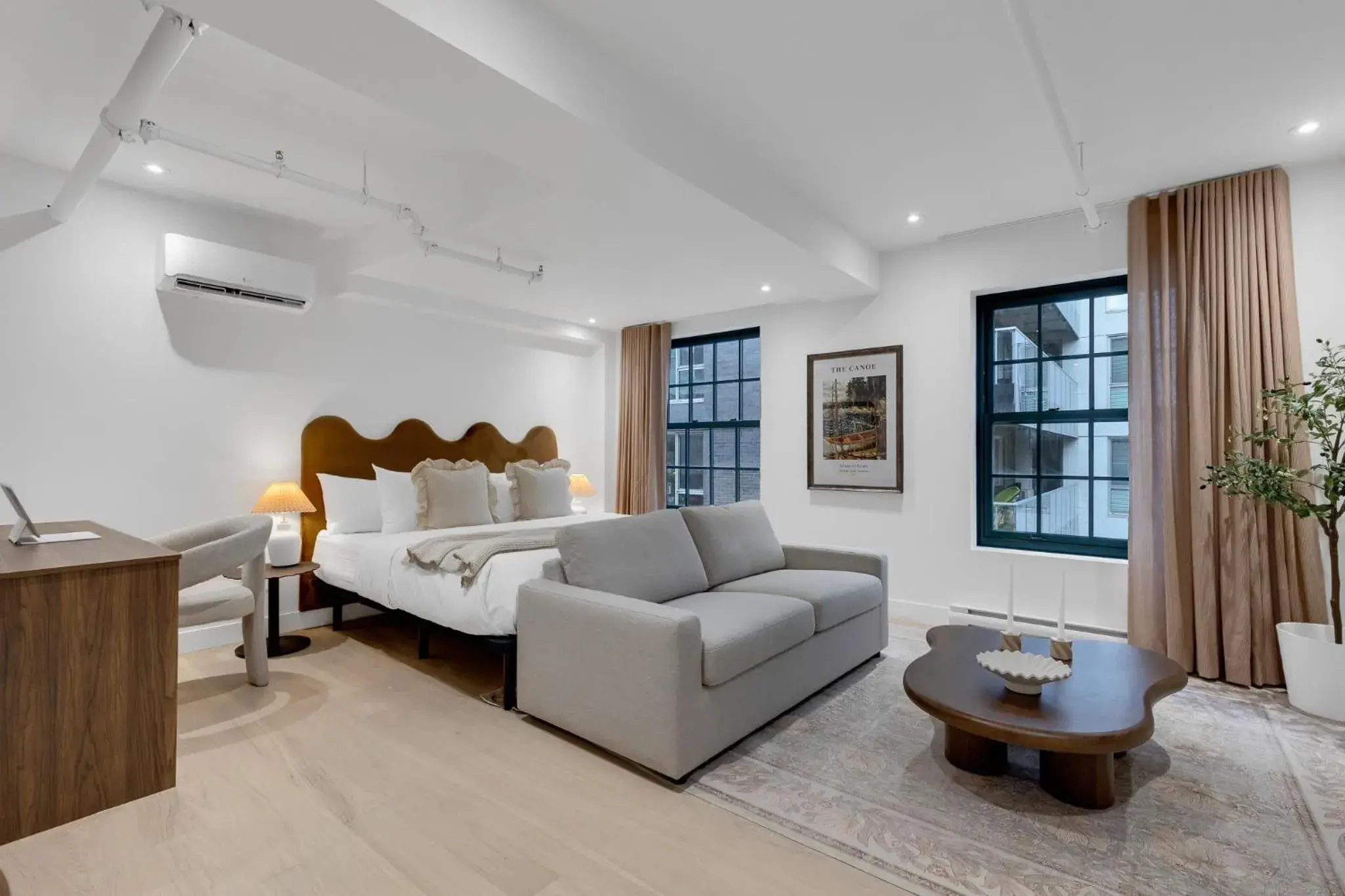 King Suite (1 King Bedroom + King Bed & Sofa Bed in Living) in The Mercer Boutique Hotel King Suite (1 King Bedroom + King Bed & Sofa Bed in Living) in The Mercer Boutique Hotel