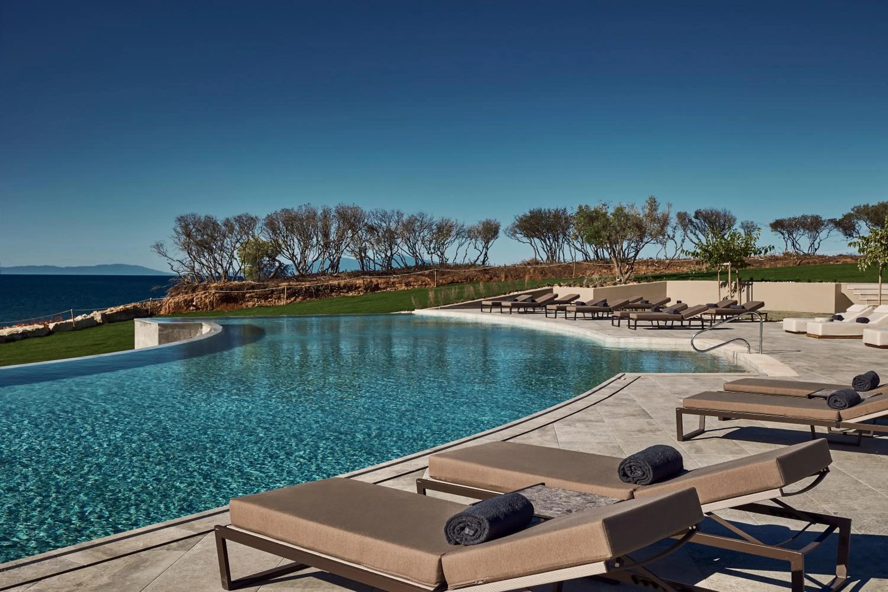 Pool view in Zelia Halkidiki, part of Destination by Hyatt - Adults Only