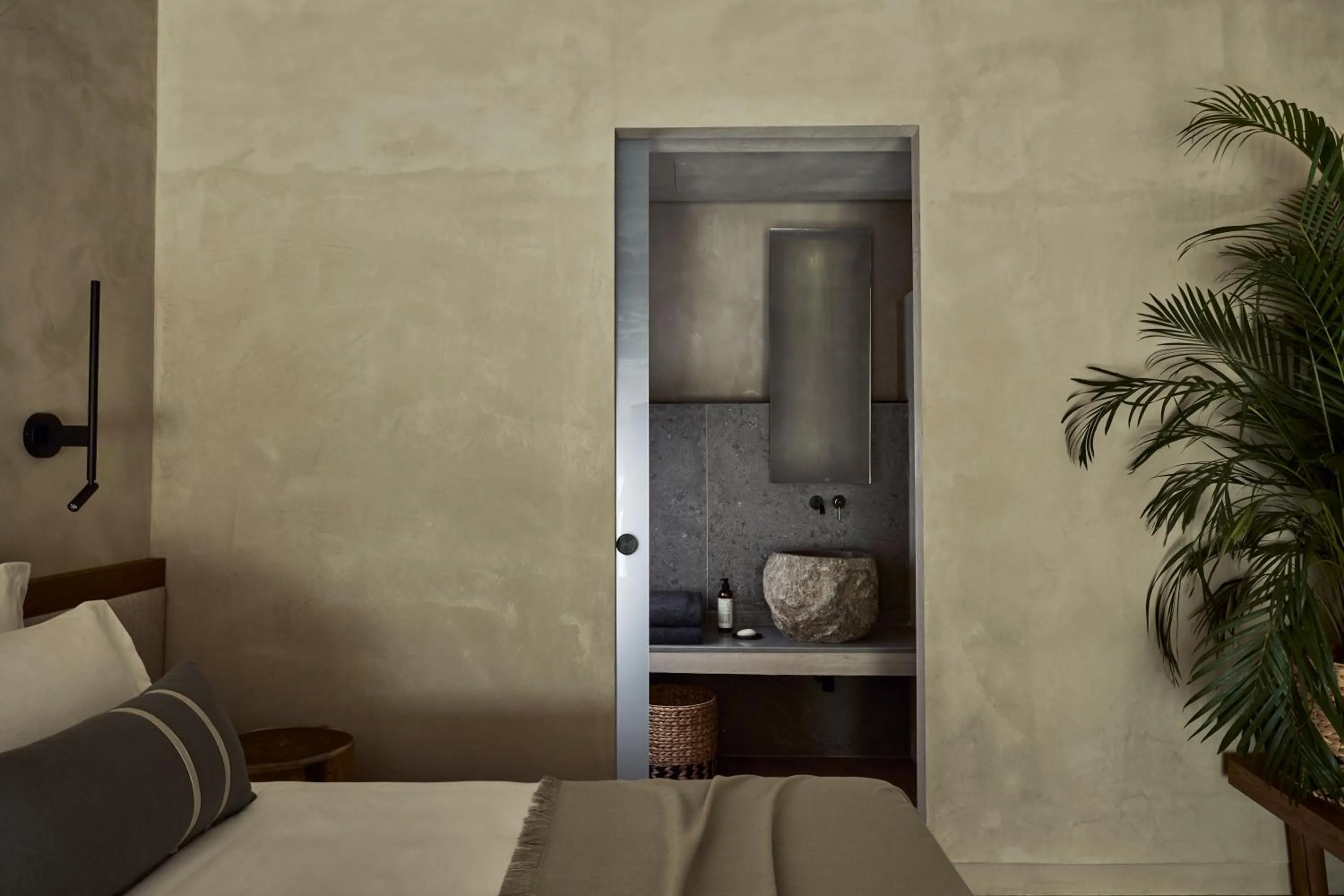 Bathroom, Bed in Zelia Halkidiki, part of Destination by Hyatt - Adults Only