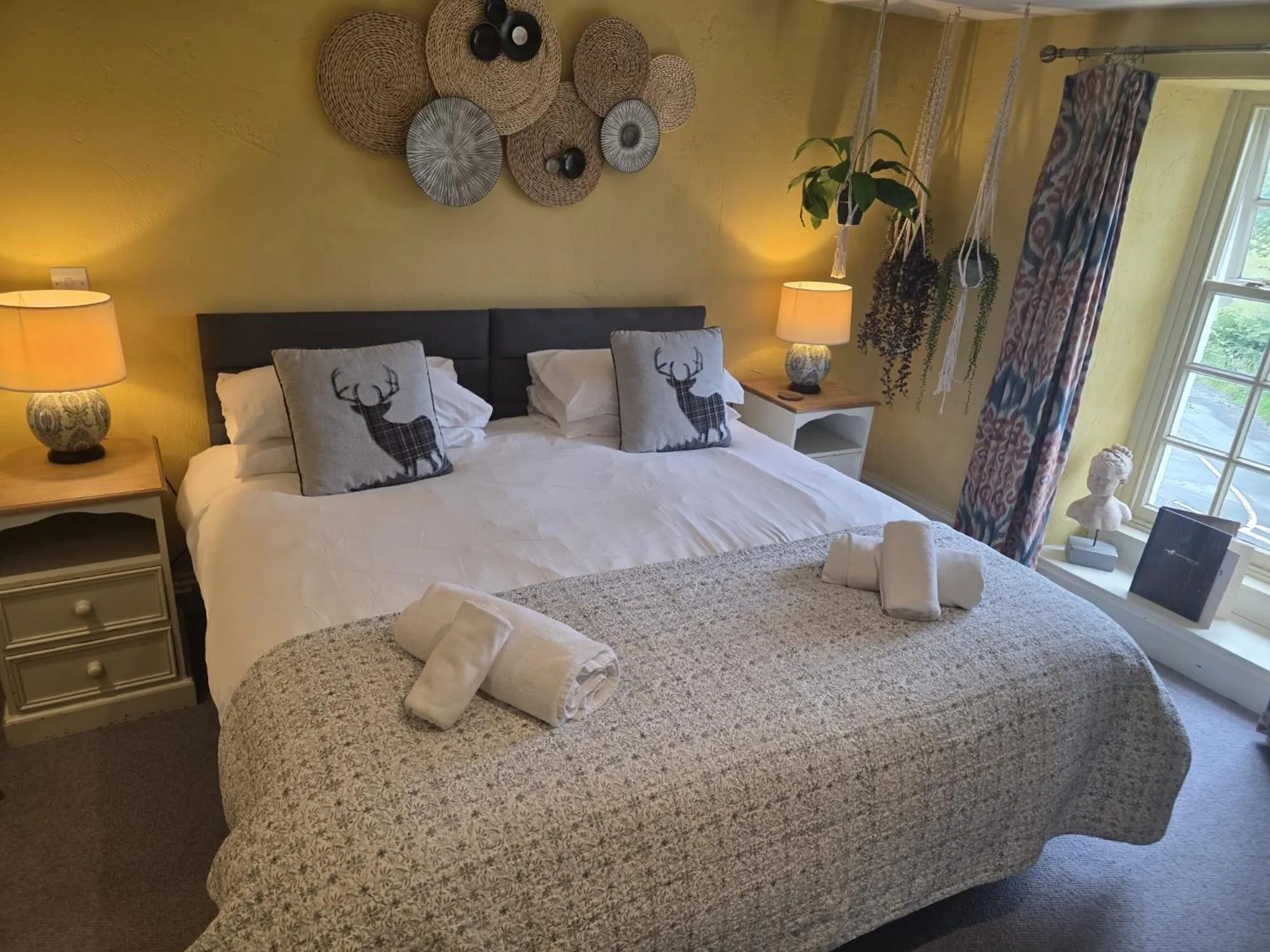 Bed in The Brown Horse Inn