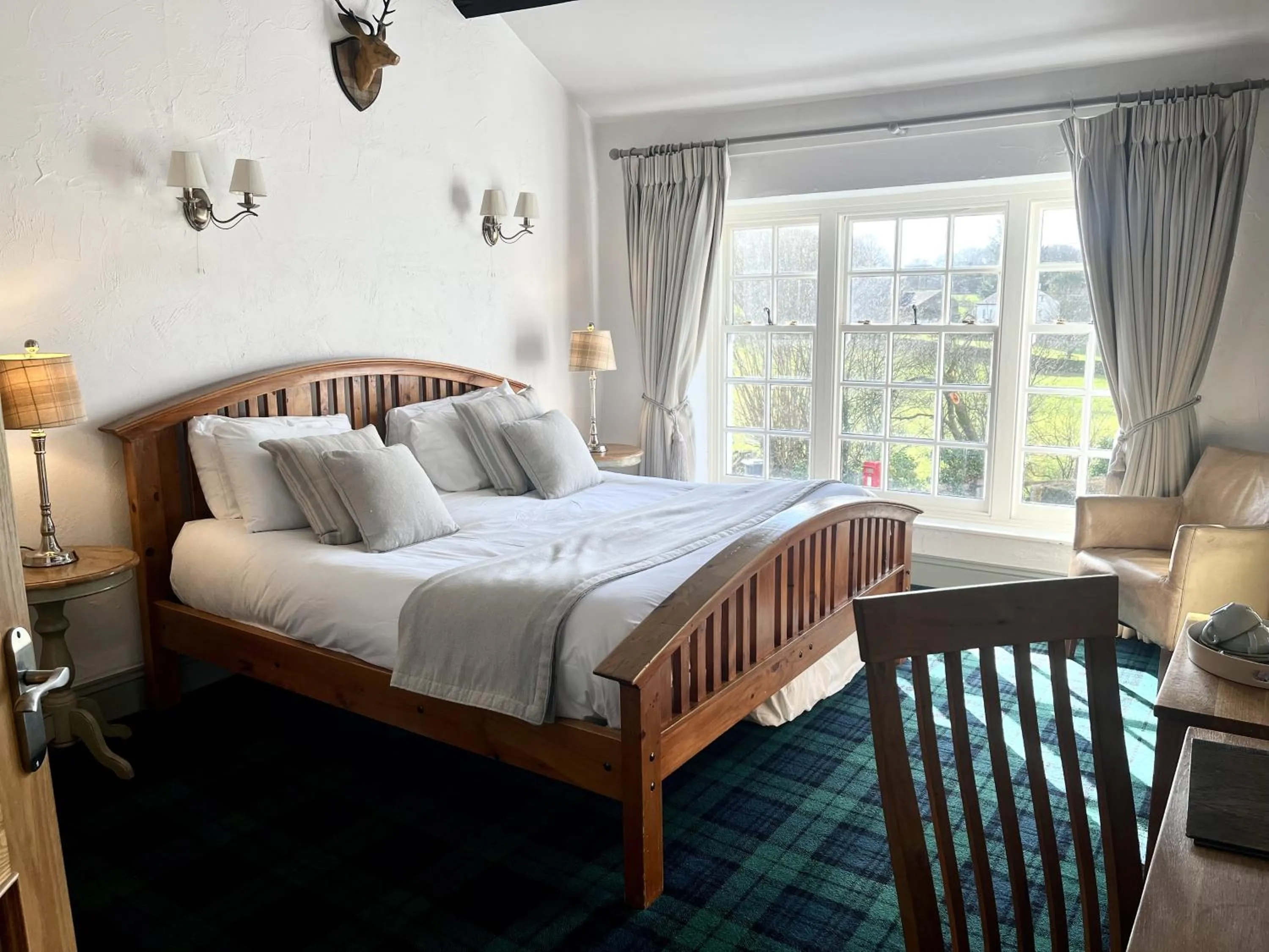 Bed in The Brown Horse Inn