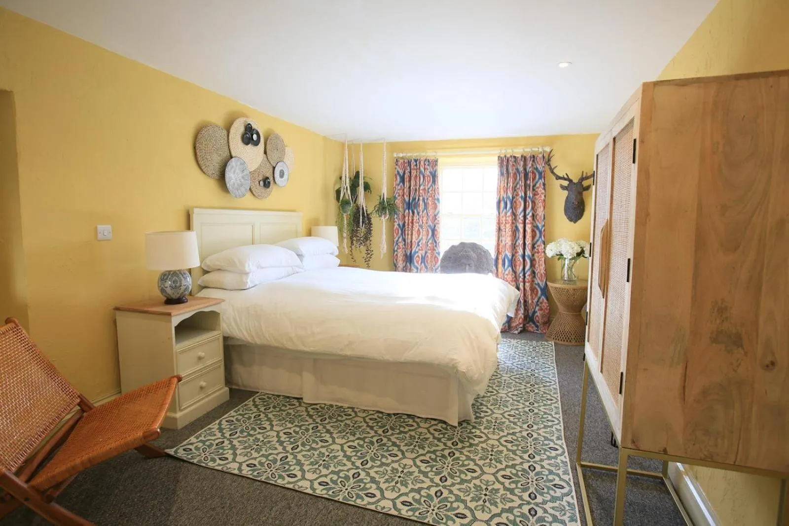 Bed in The Brown Horse Inn