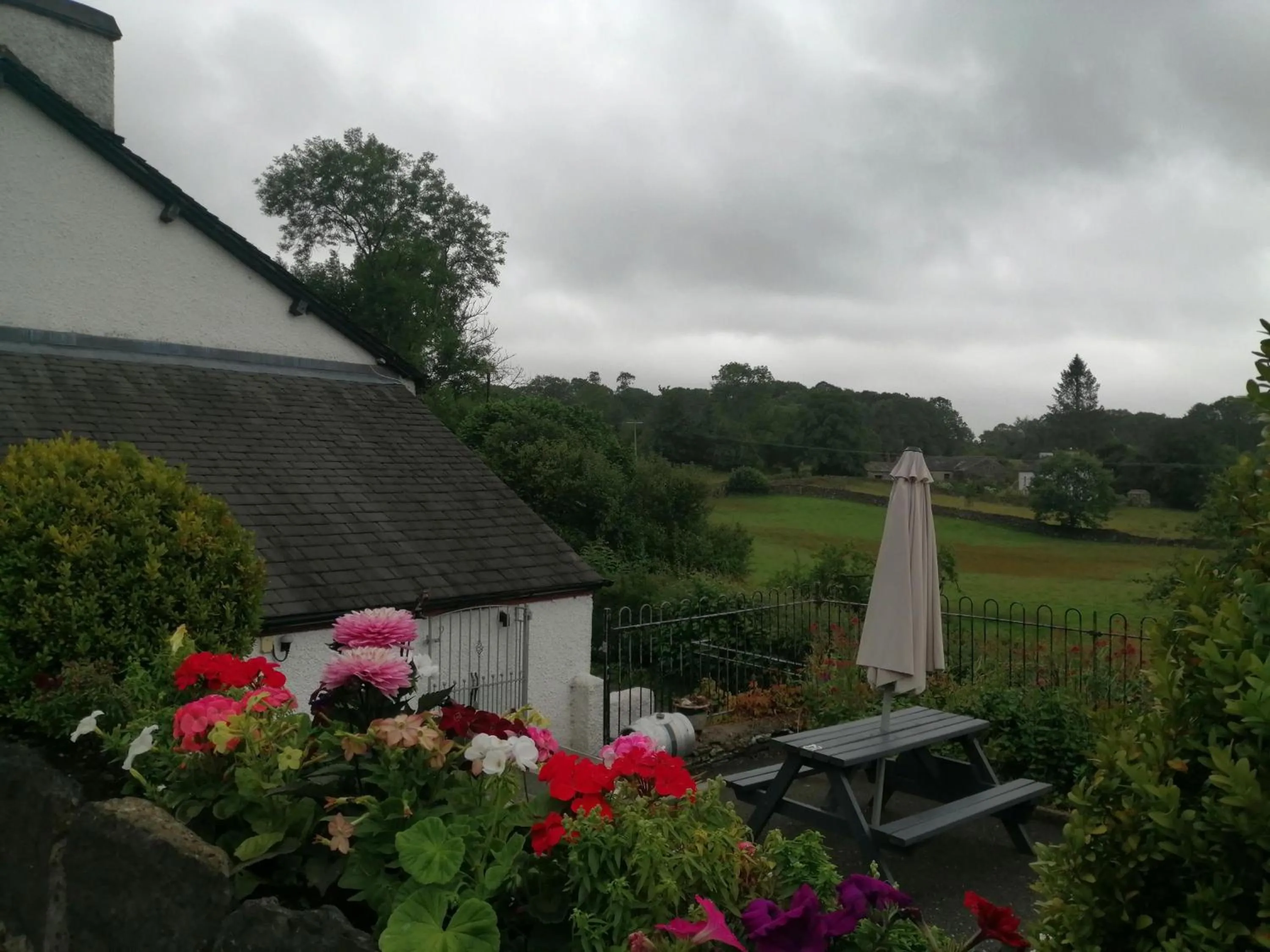 Garden in The Brown Horse Inn