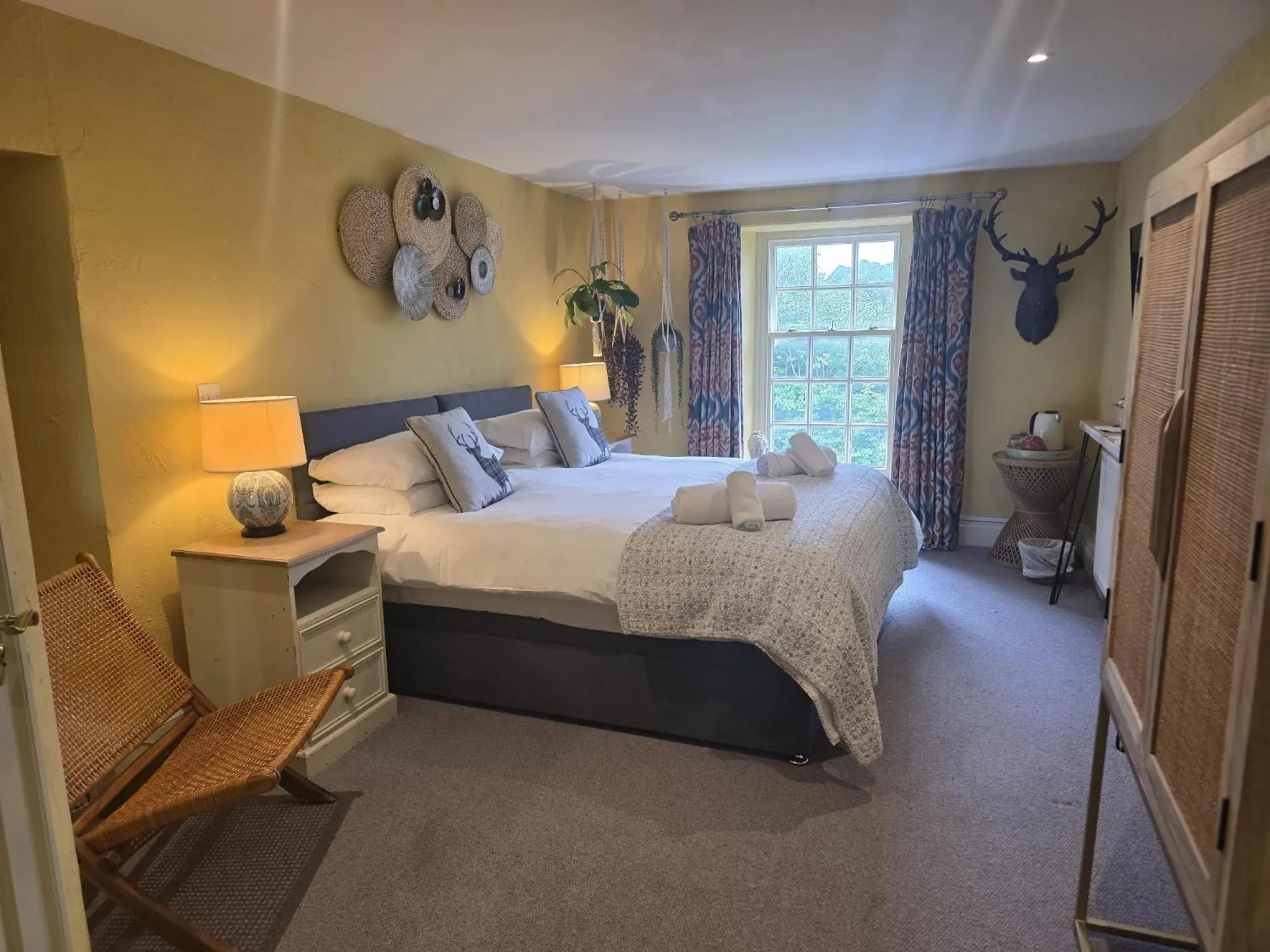 Bed in The Brown Horse Inn