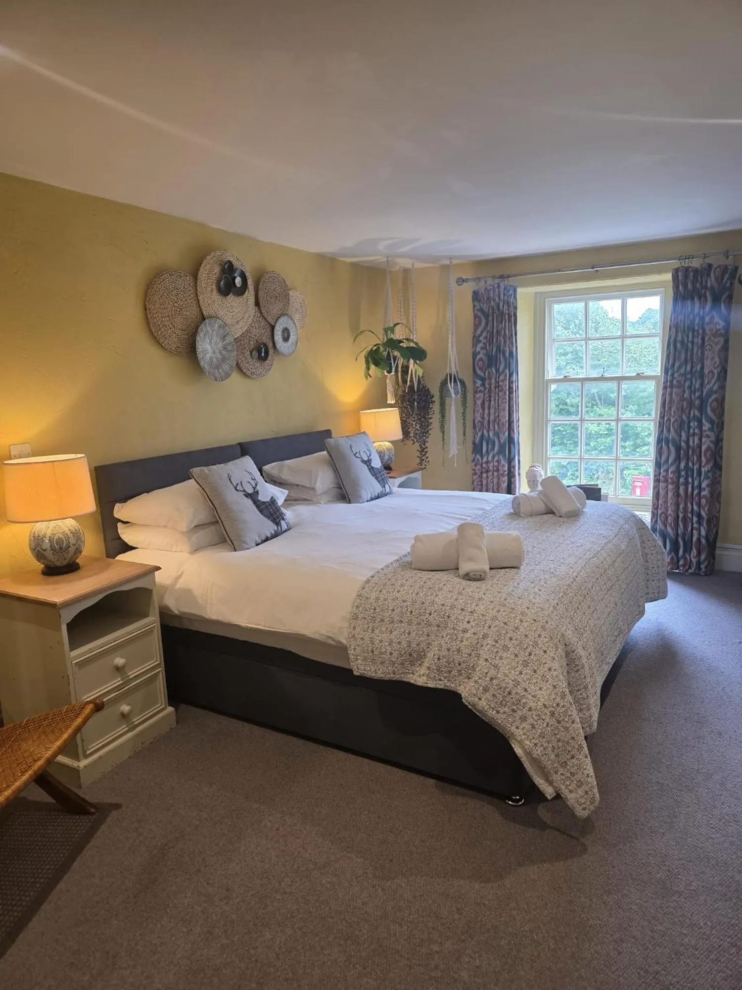 Bed in The Brown Horse Inn