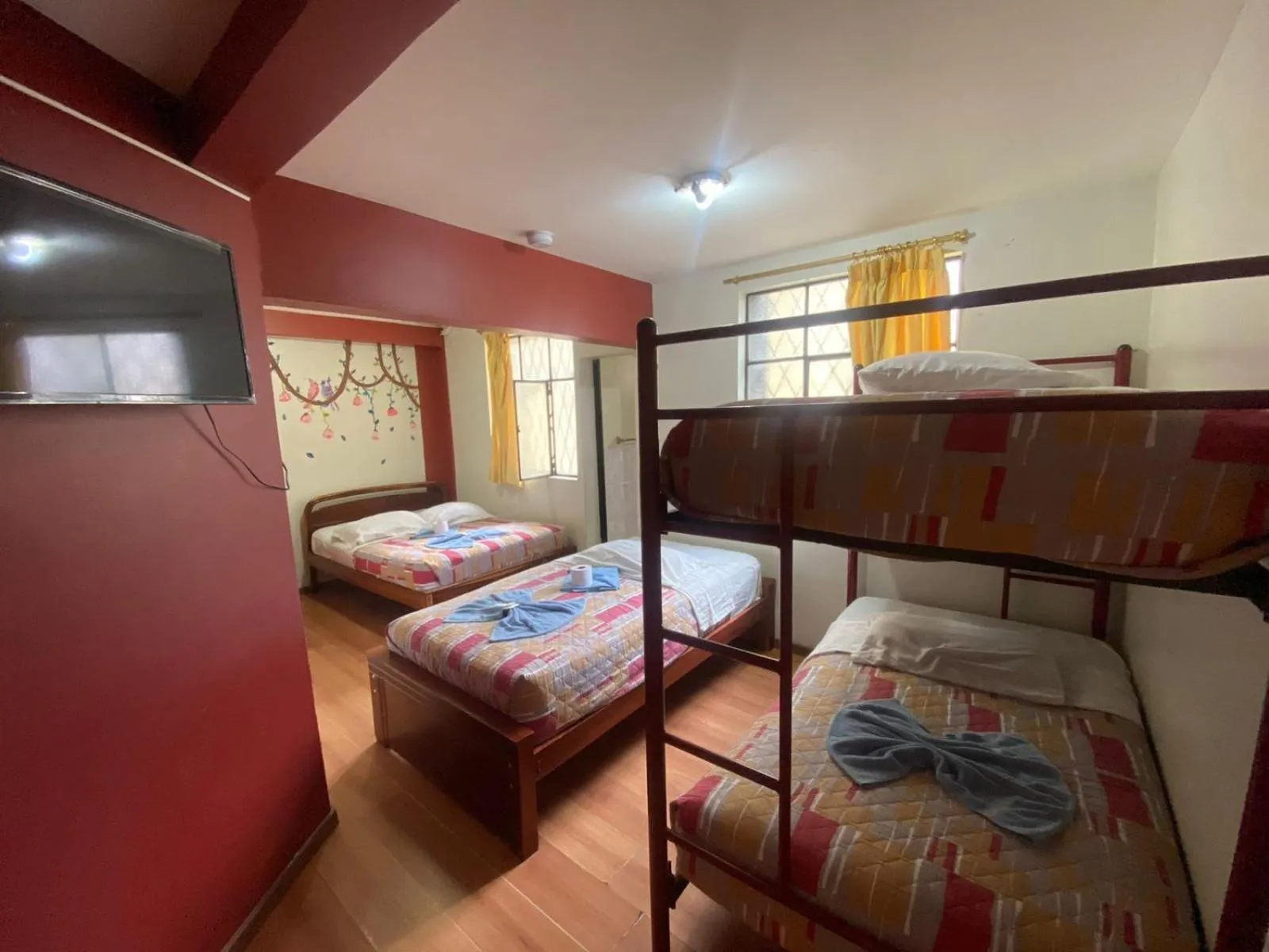 Bed in Andes Hostal