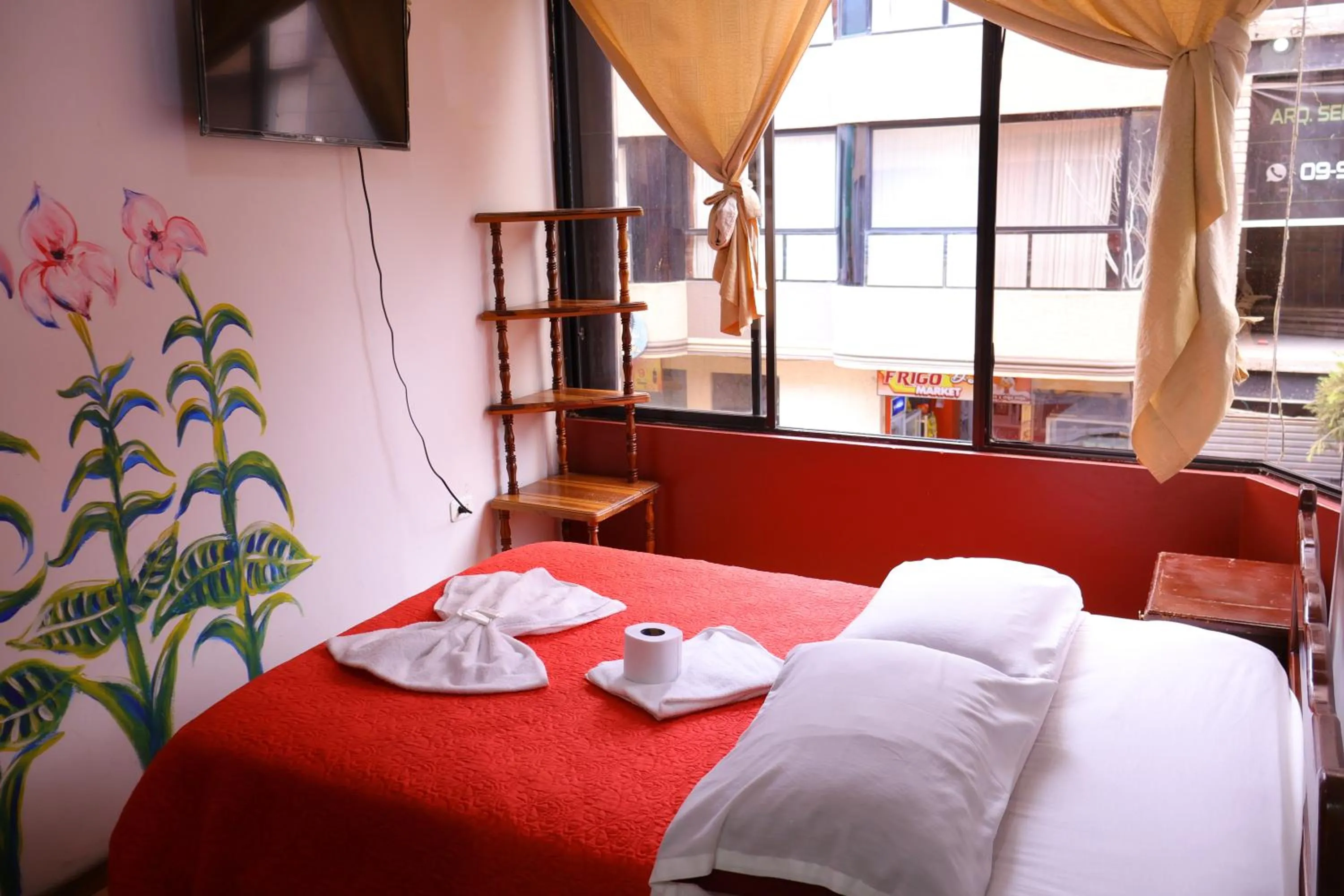 Bed in Andes Hostal