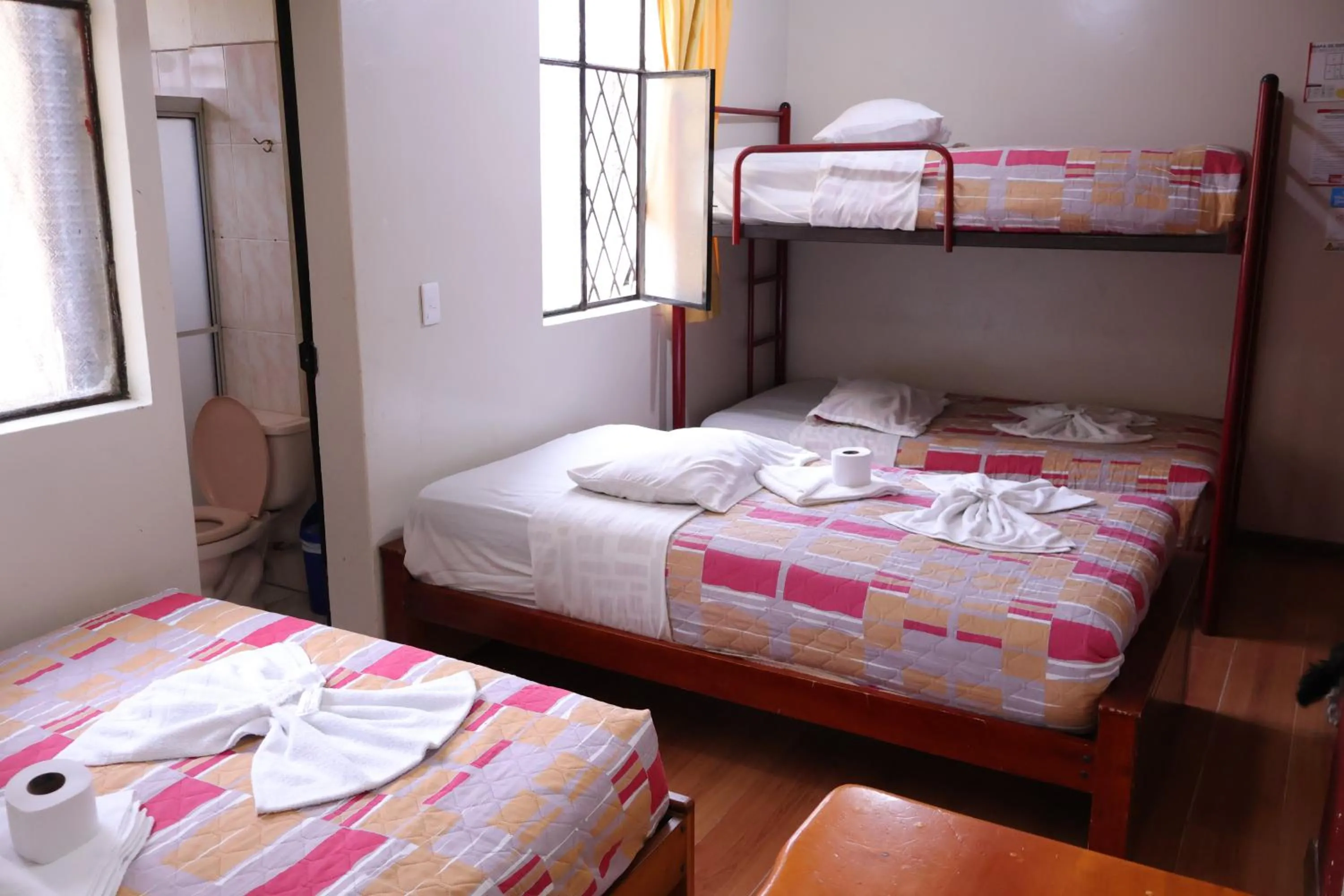 Bed in Andes Hostal