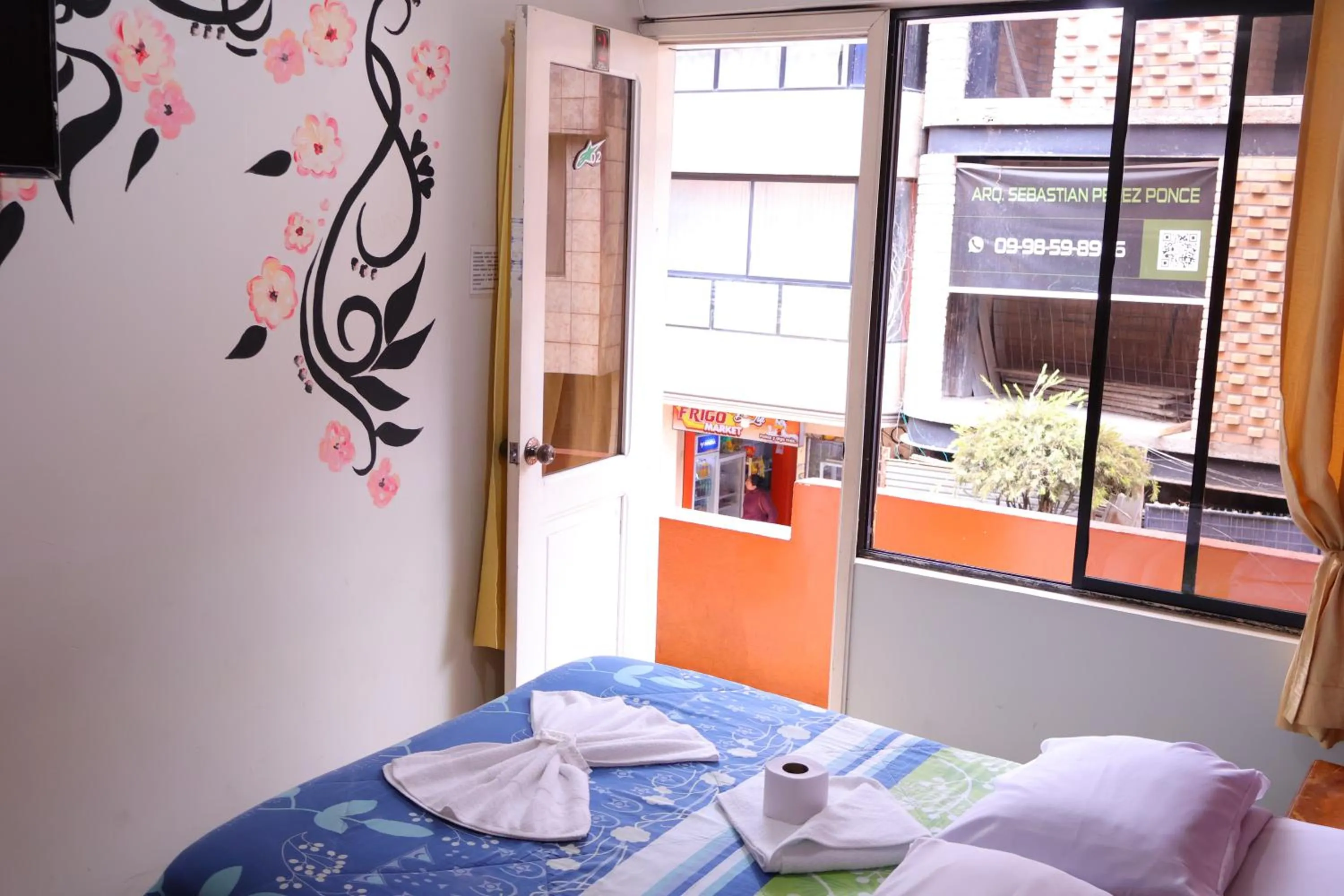 Bed in Andes Hostal