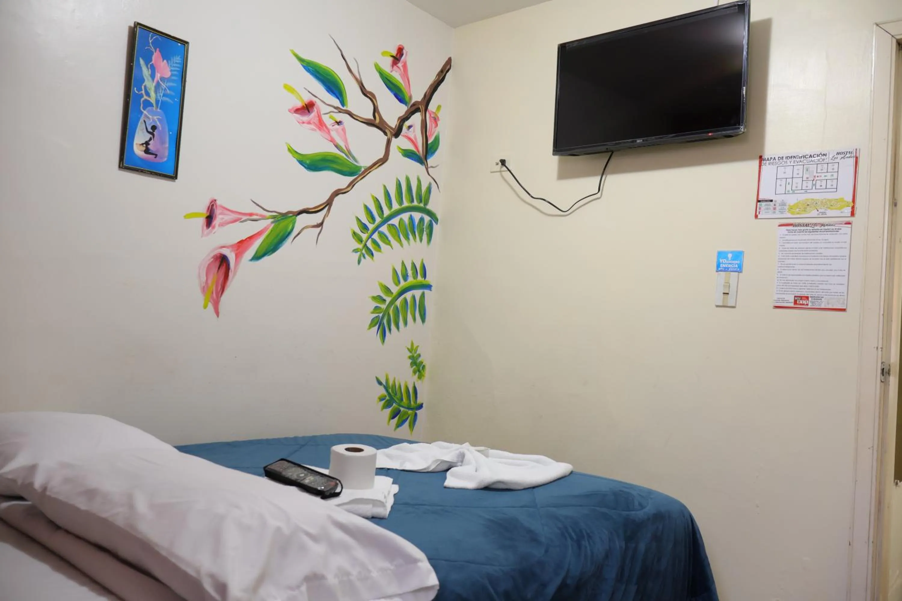 Bed in Andes Hostal