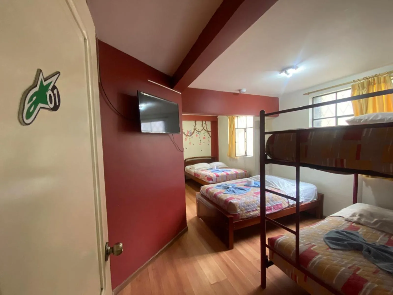 Bed in Andes Hostal